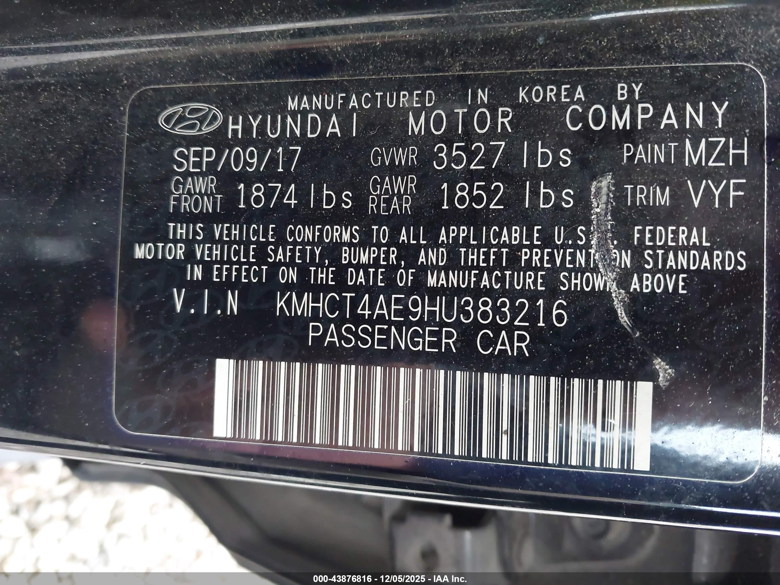HYUNDAI ACCENT image 9