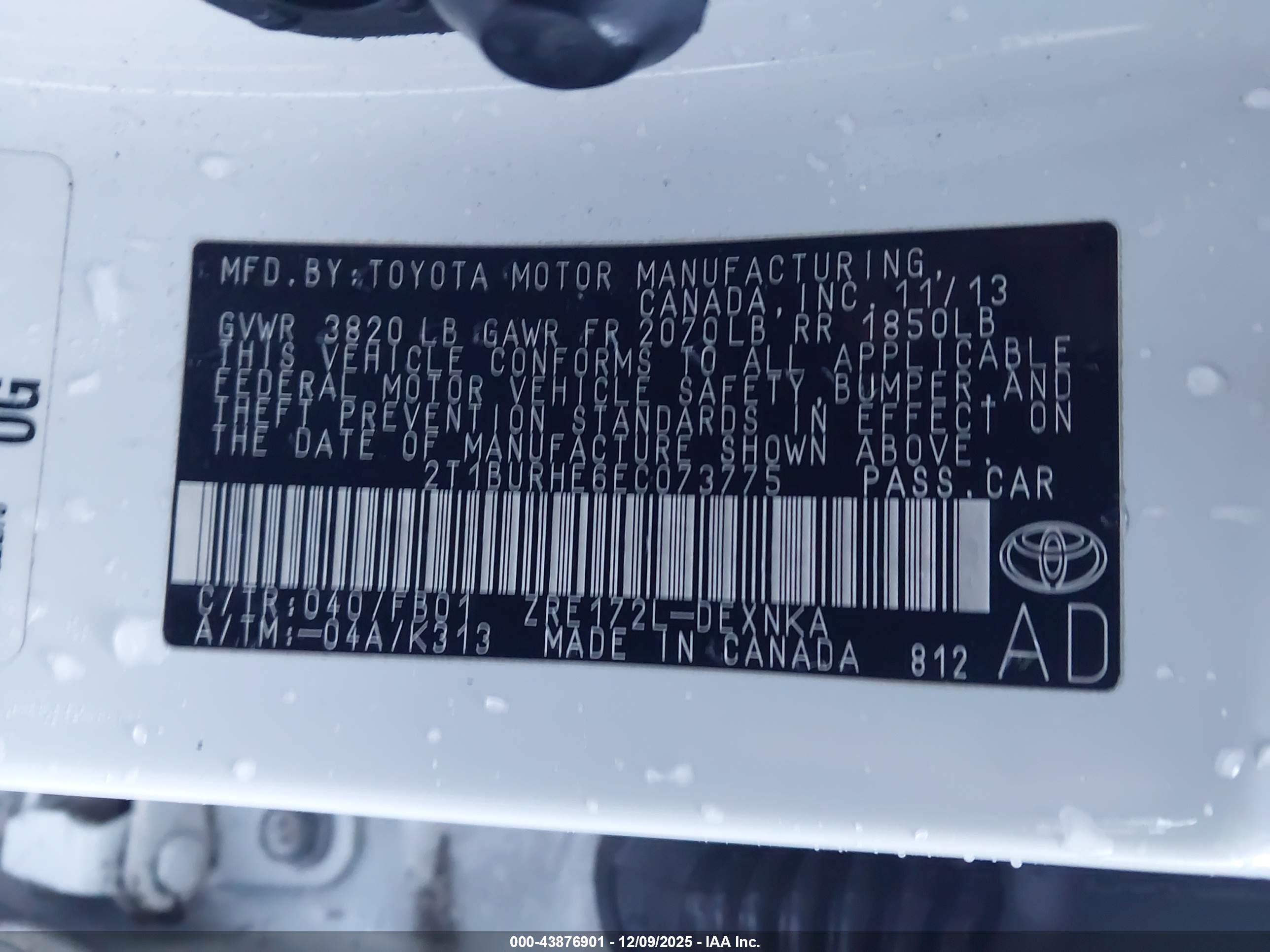 TOYOTA COROLLA image 9