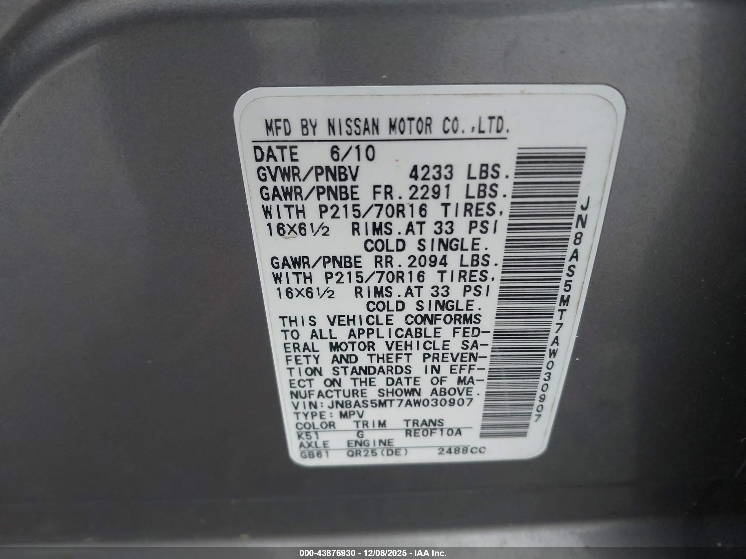 NISSAN ROGUE image 9