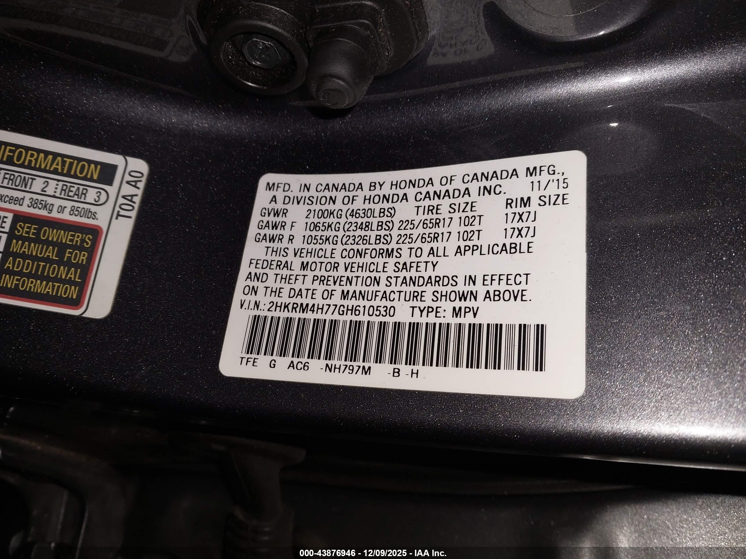 HONDA CR-V image 9
