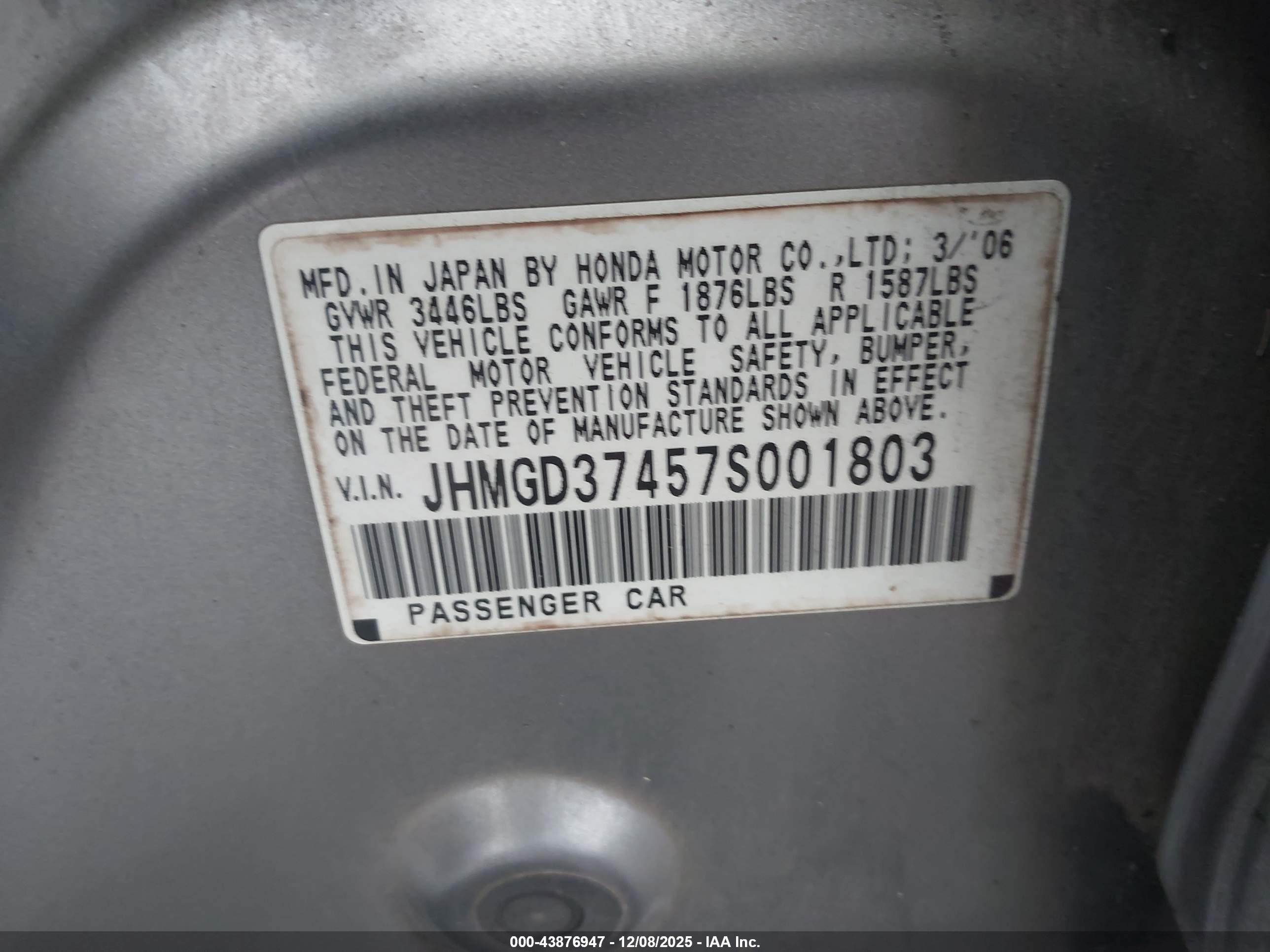 HONDA FIT image 9