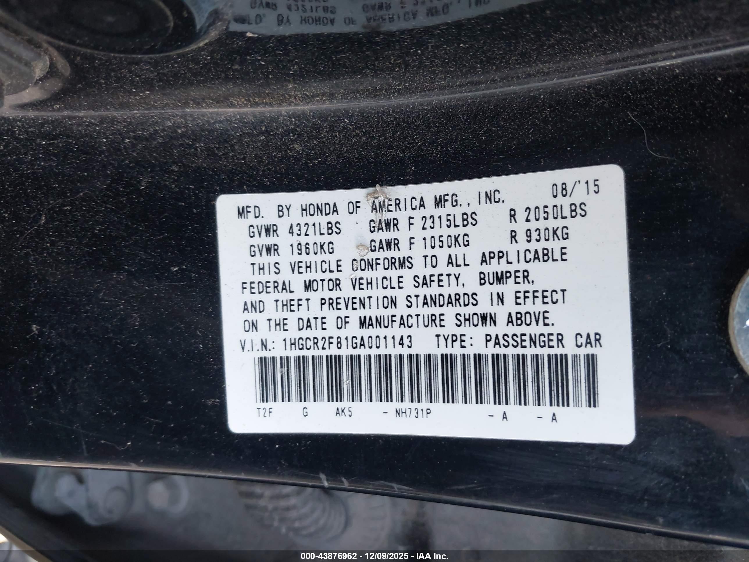 HONDA ACCORD image 9