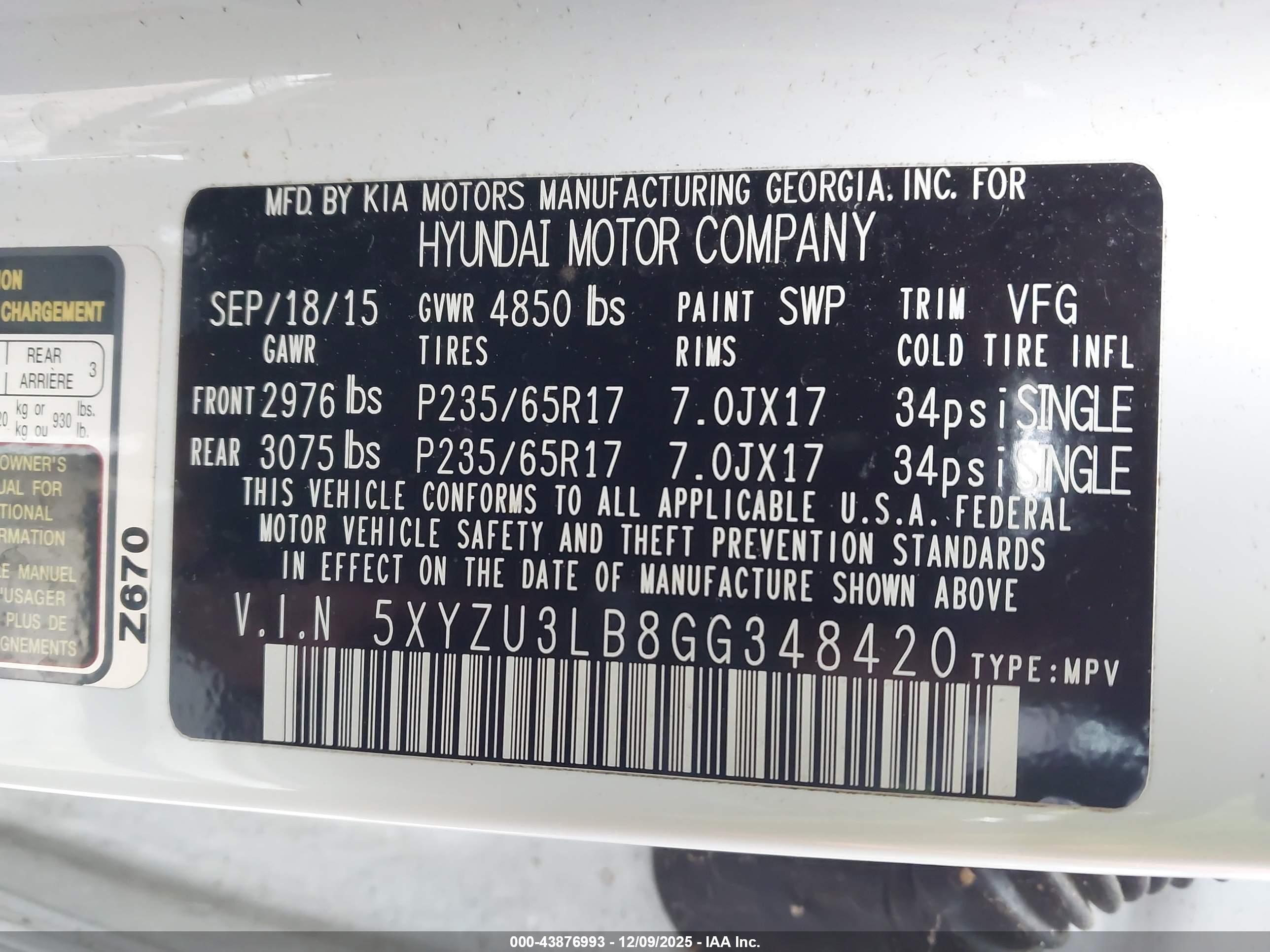 HYUNDAI SANTA image 9
