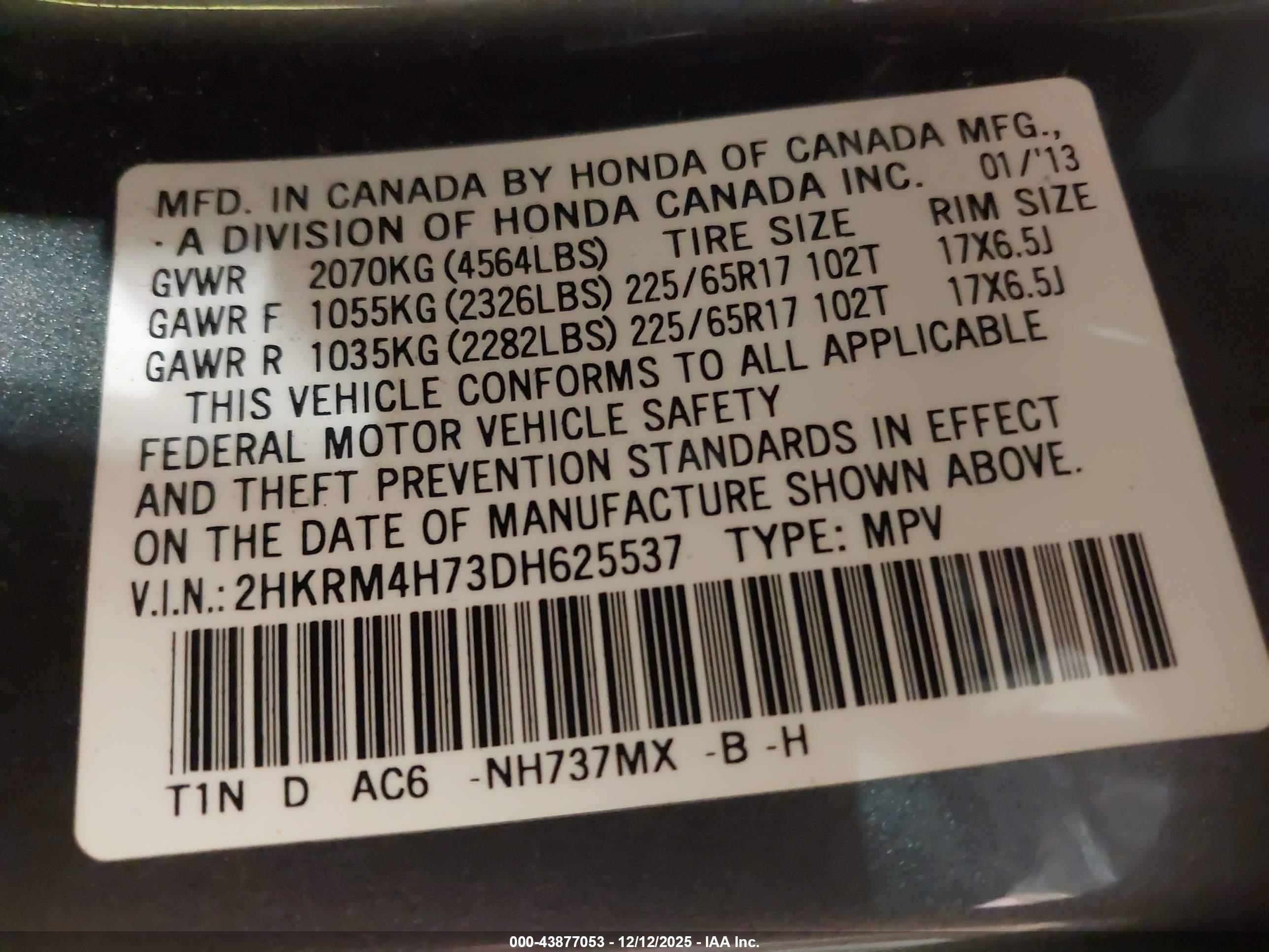 HONDA CR-V image 9