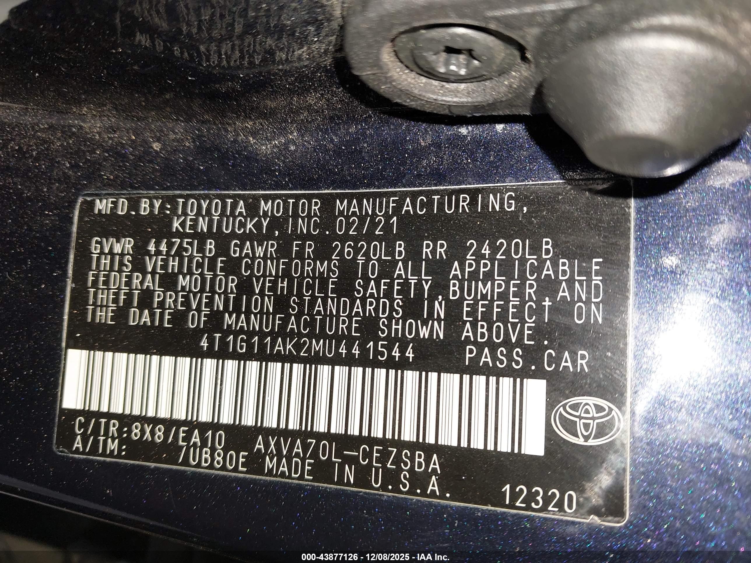 TOYOTA CAMRY image 9