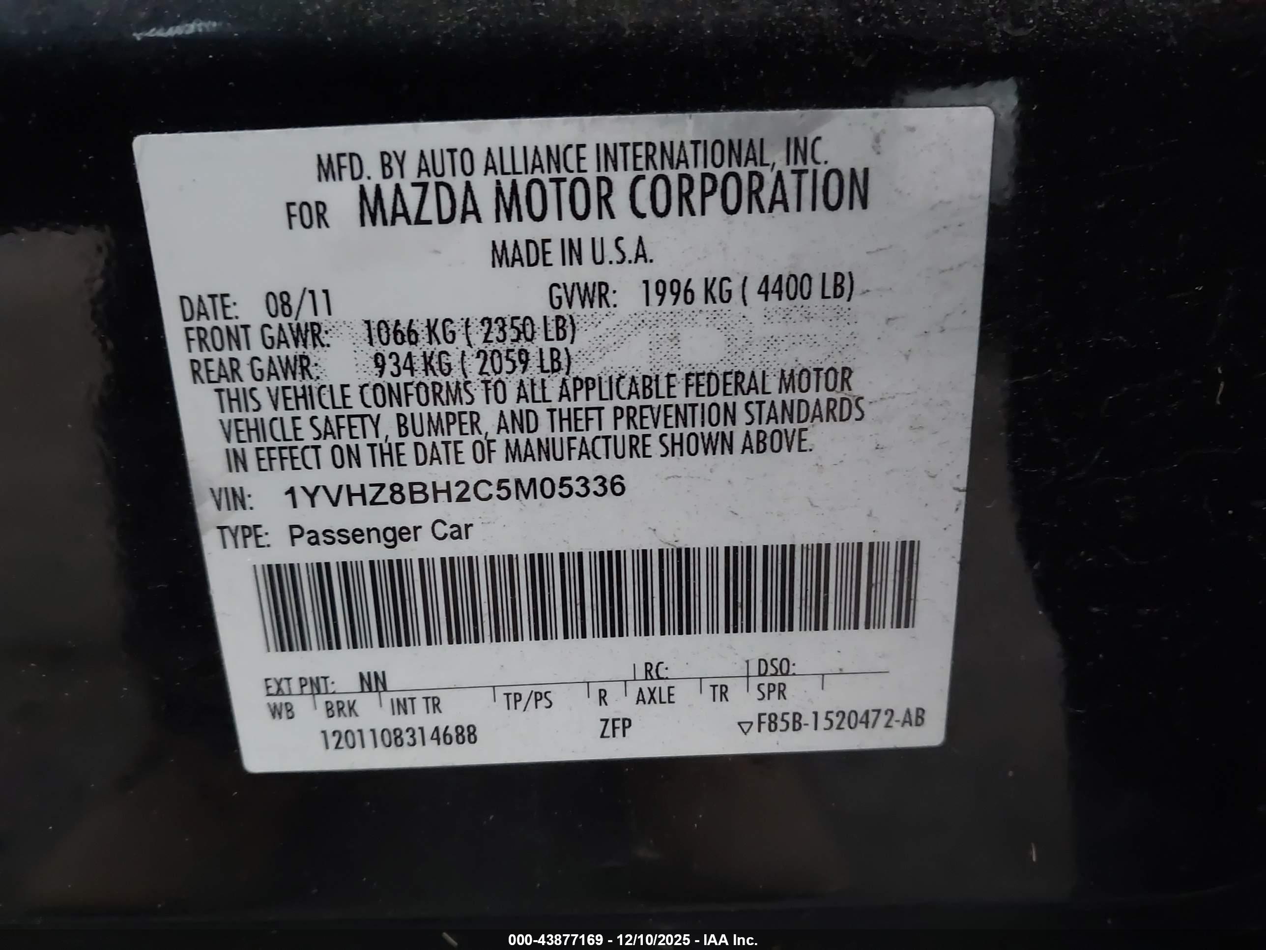 MAZDA MAZDA6 image 9