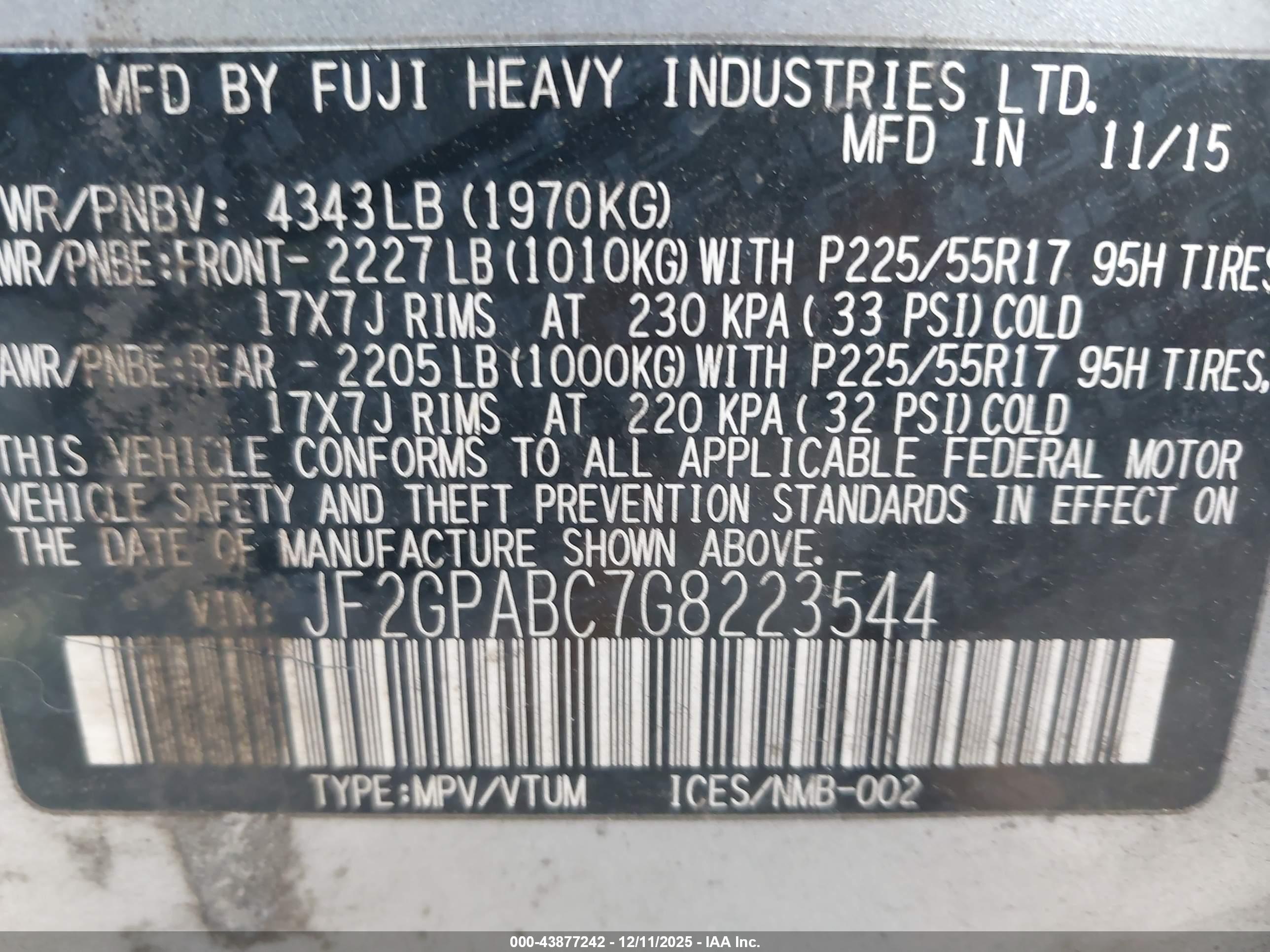 SUBARU CROSSTREK image 9