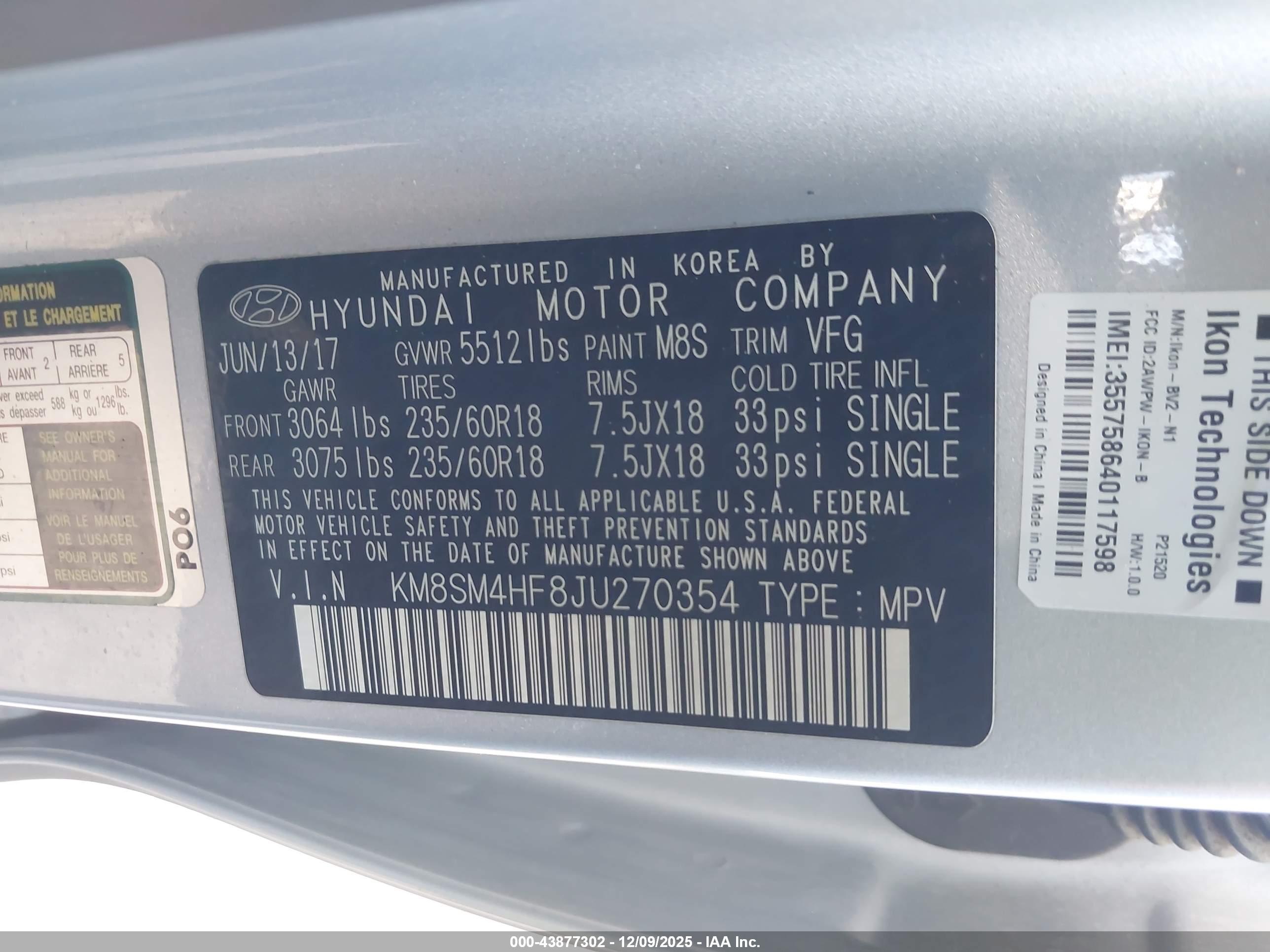 HYUNDAI SANTA image 9