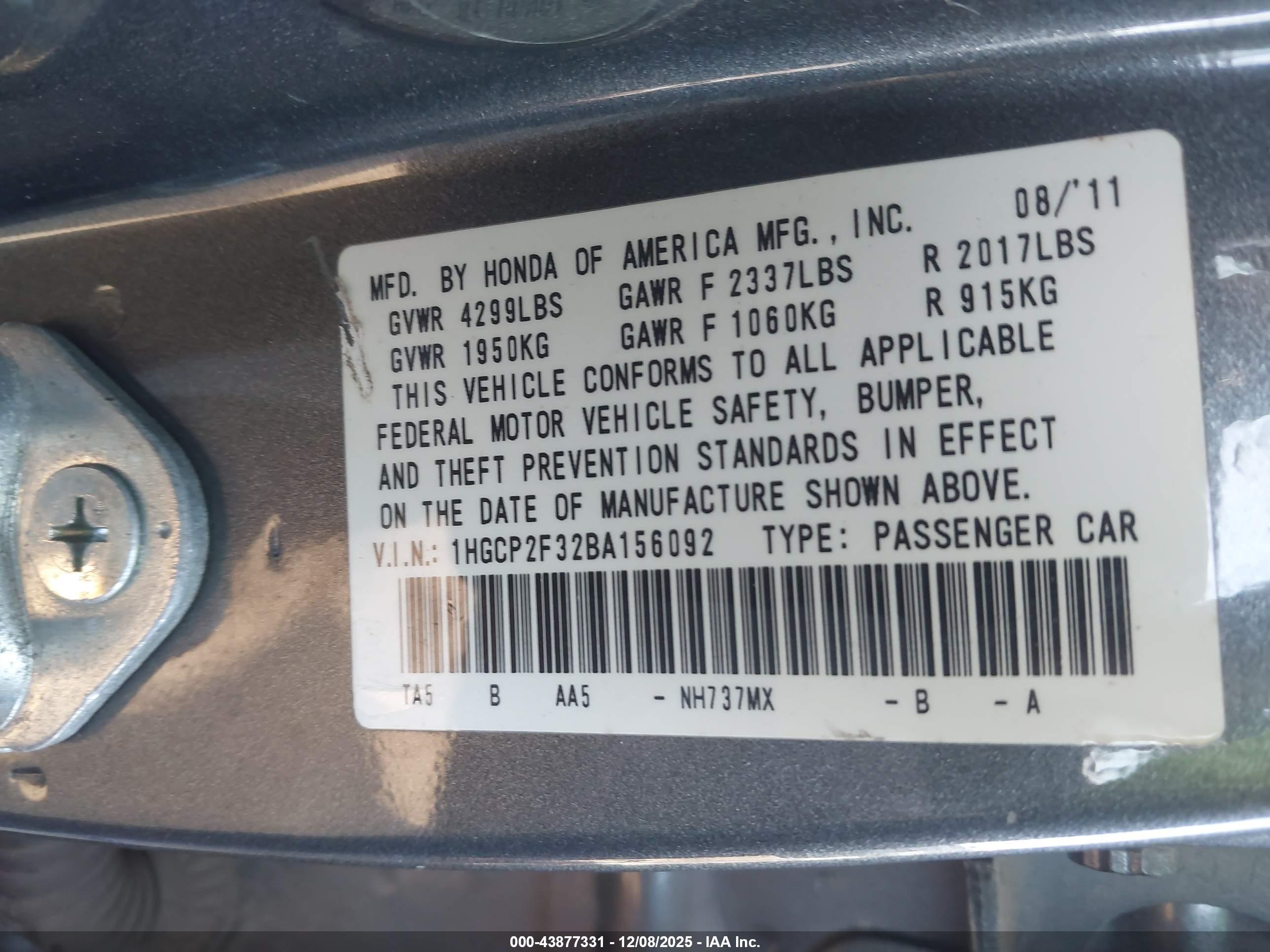 HONDA ACCORD image 9