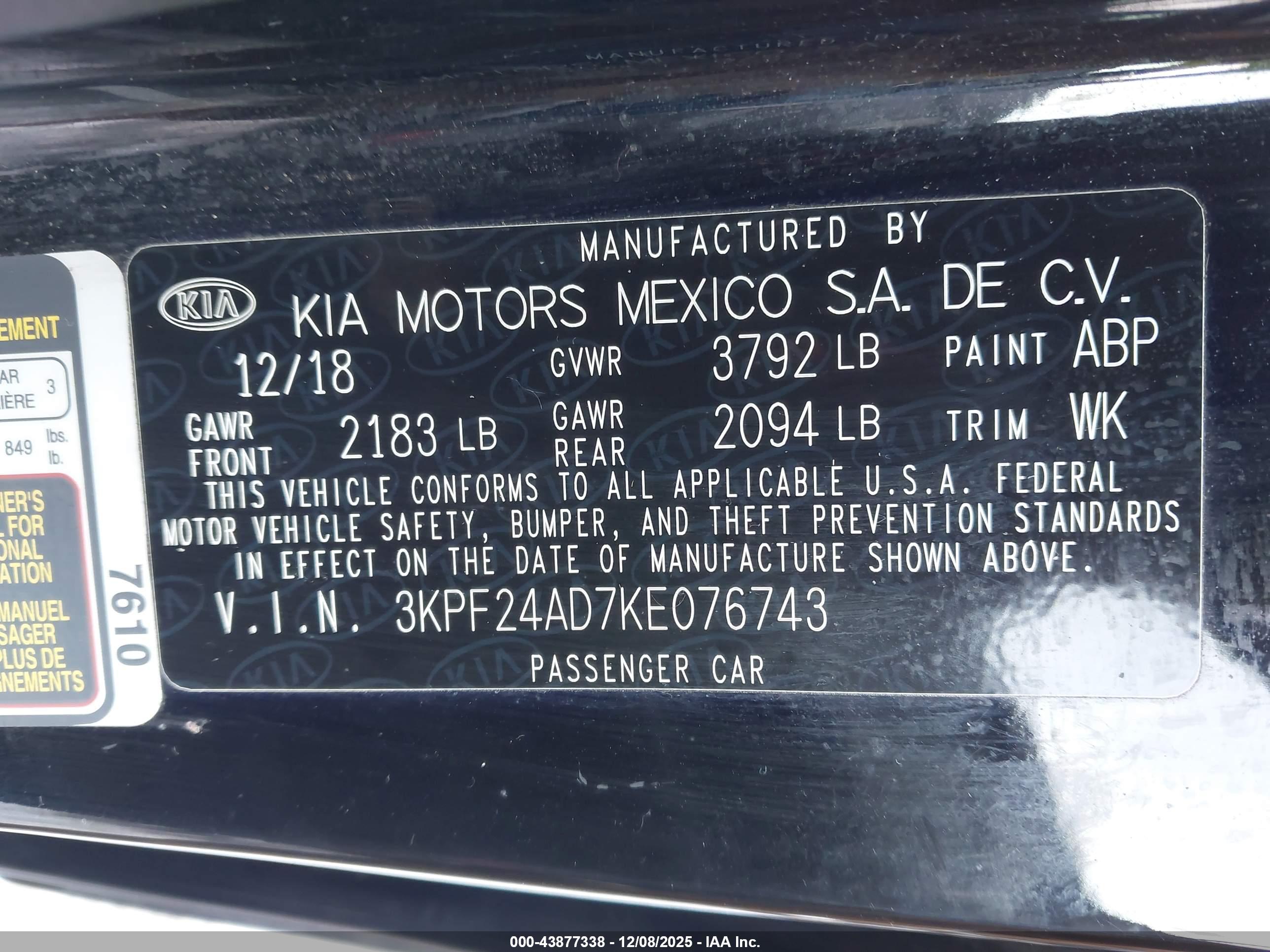 KIA FORTE image 9