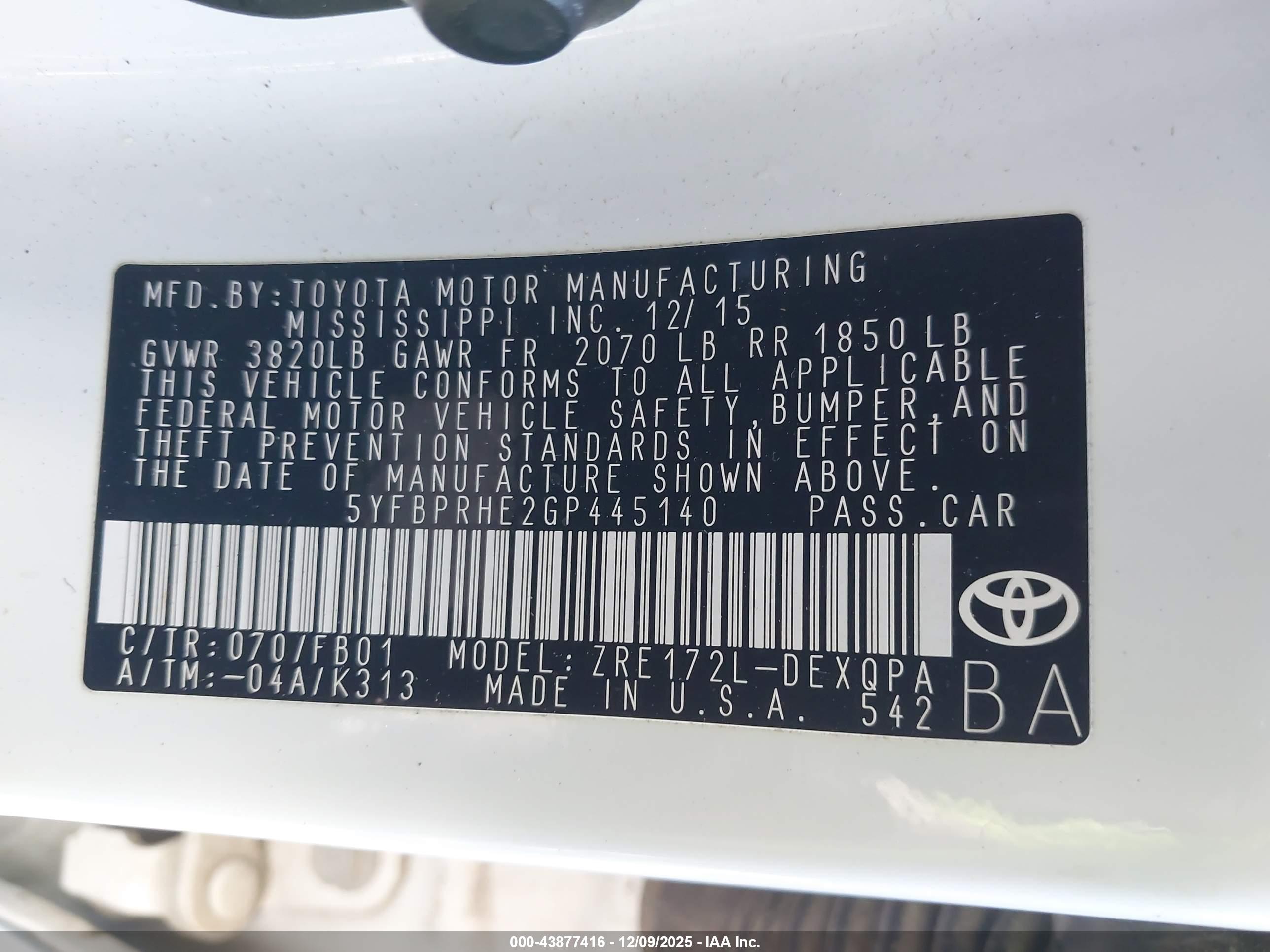TOYOTA COROLLA image 9
