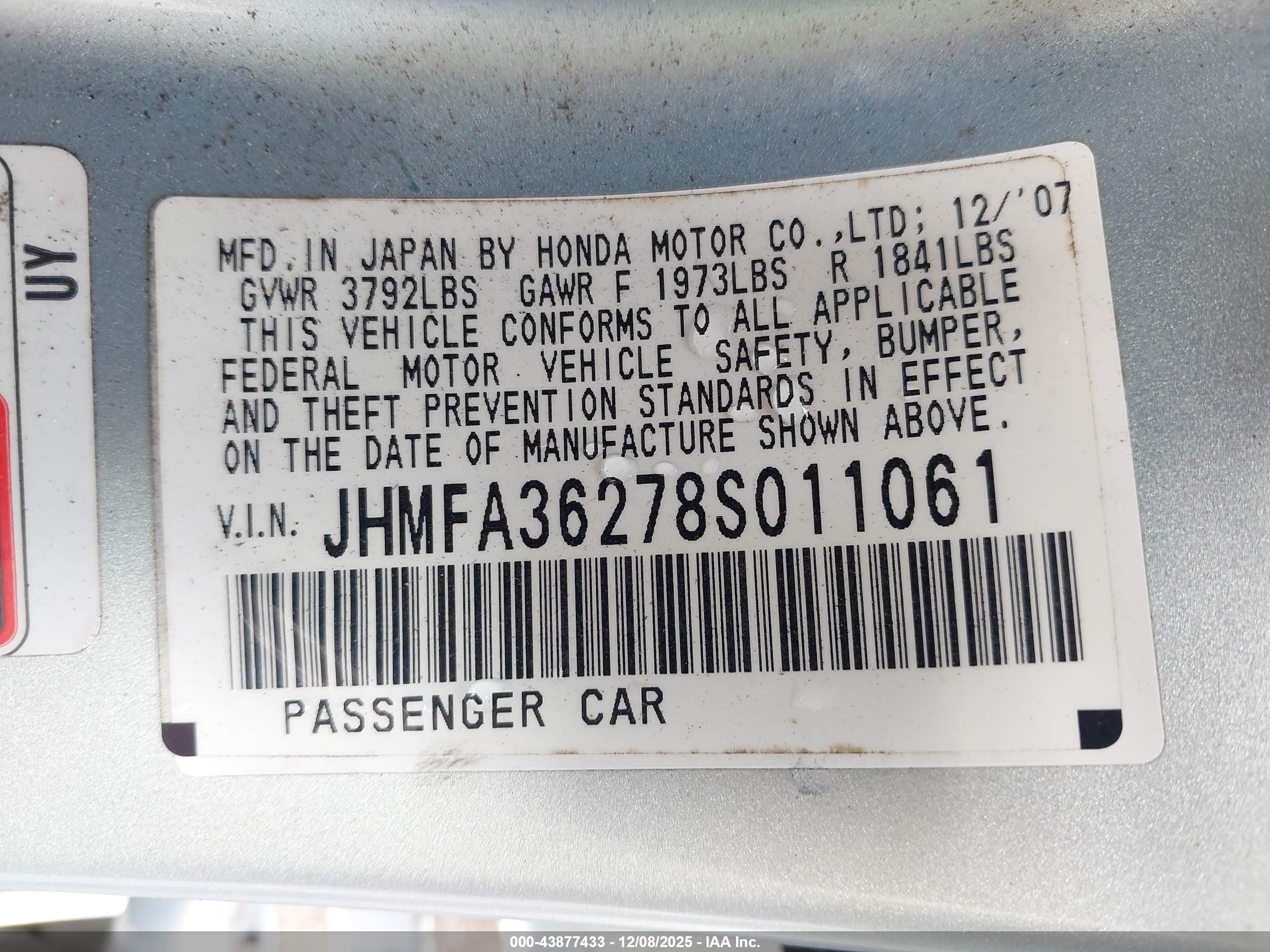 HONDA CIVIC image 9