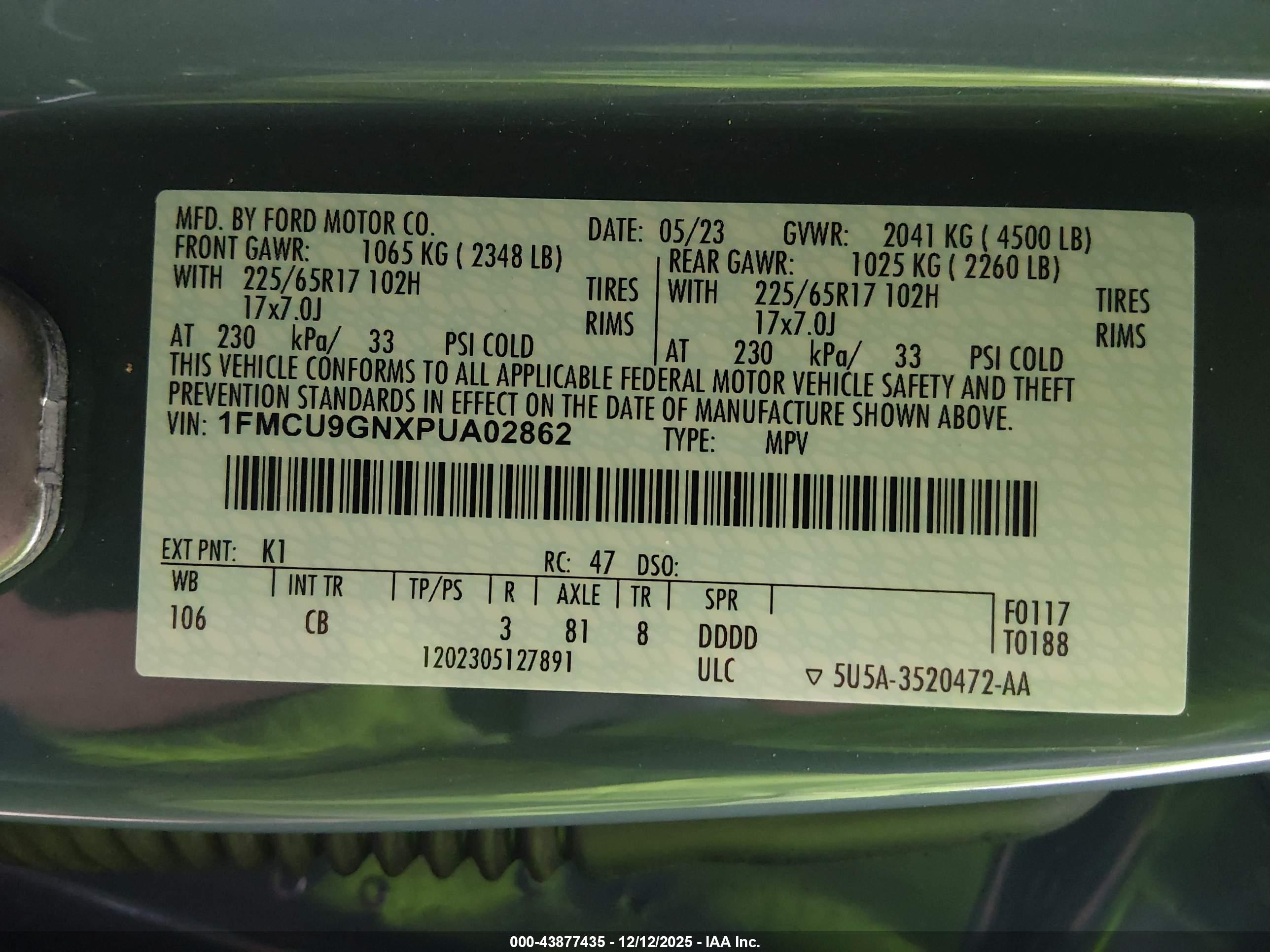 FORD ESCAPE image 9