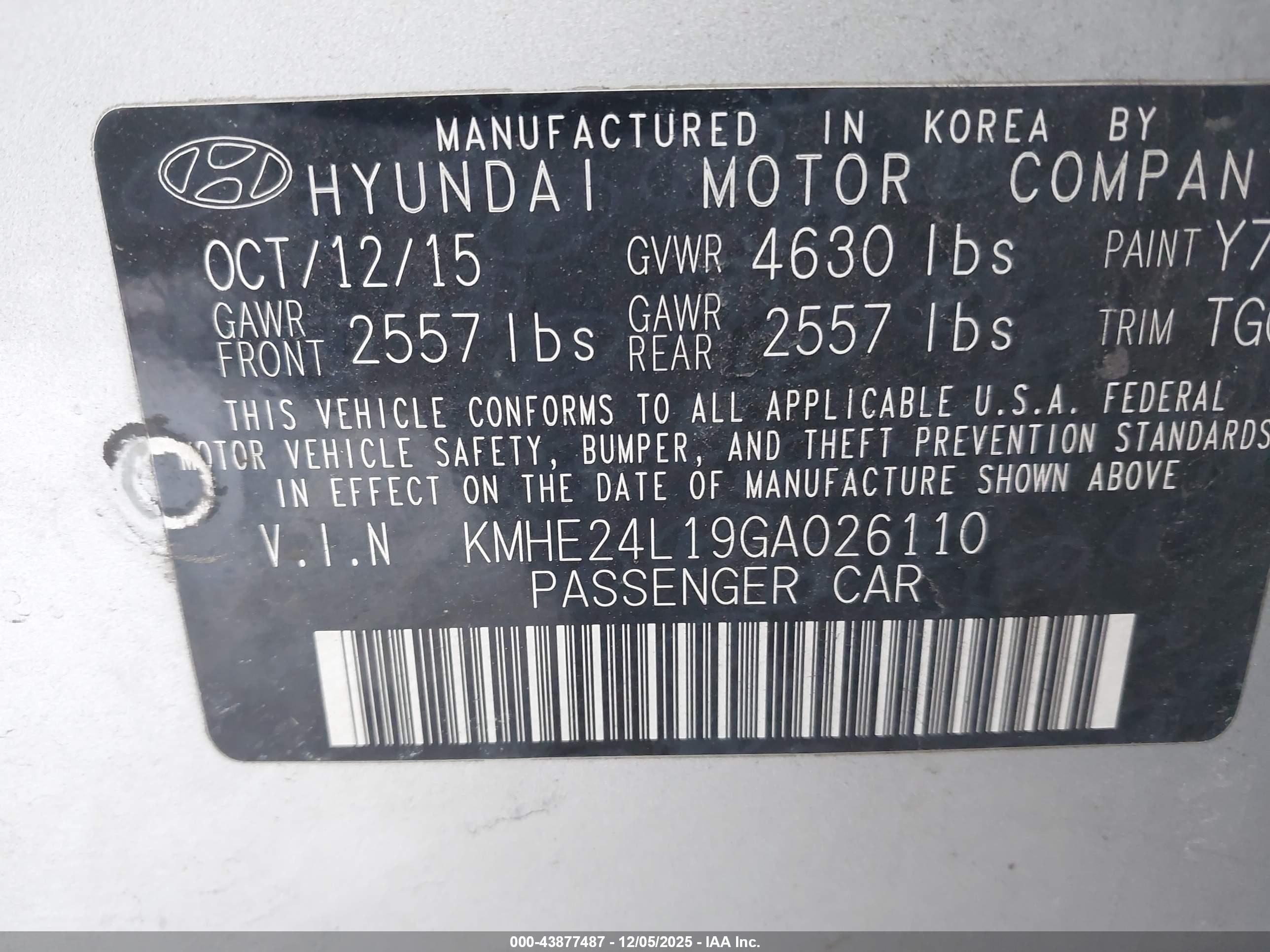 HYUNDAI SONATA image 9