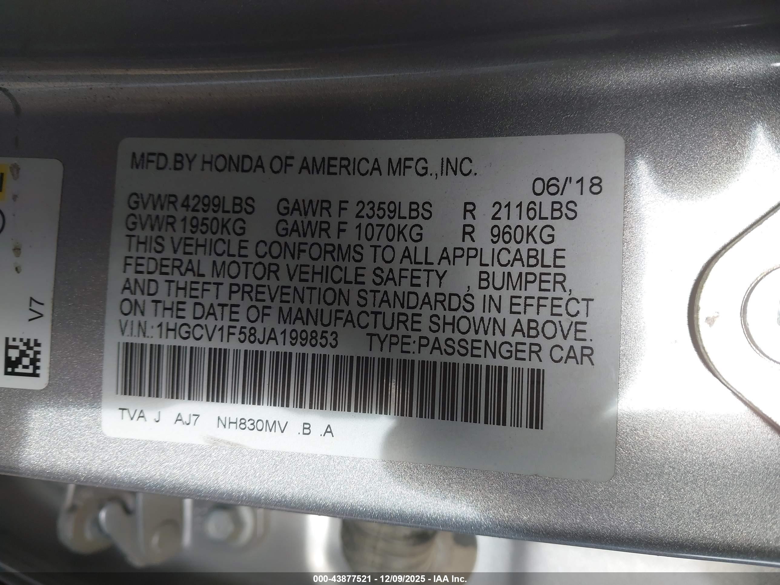HONDA ACCORD image 9