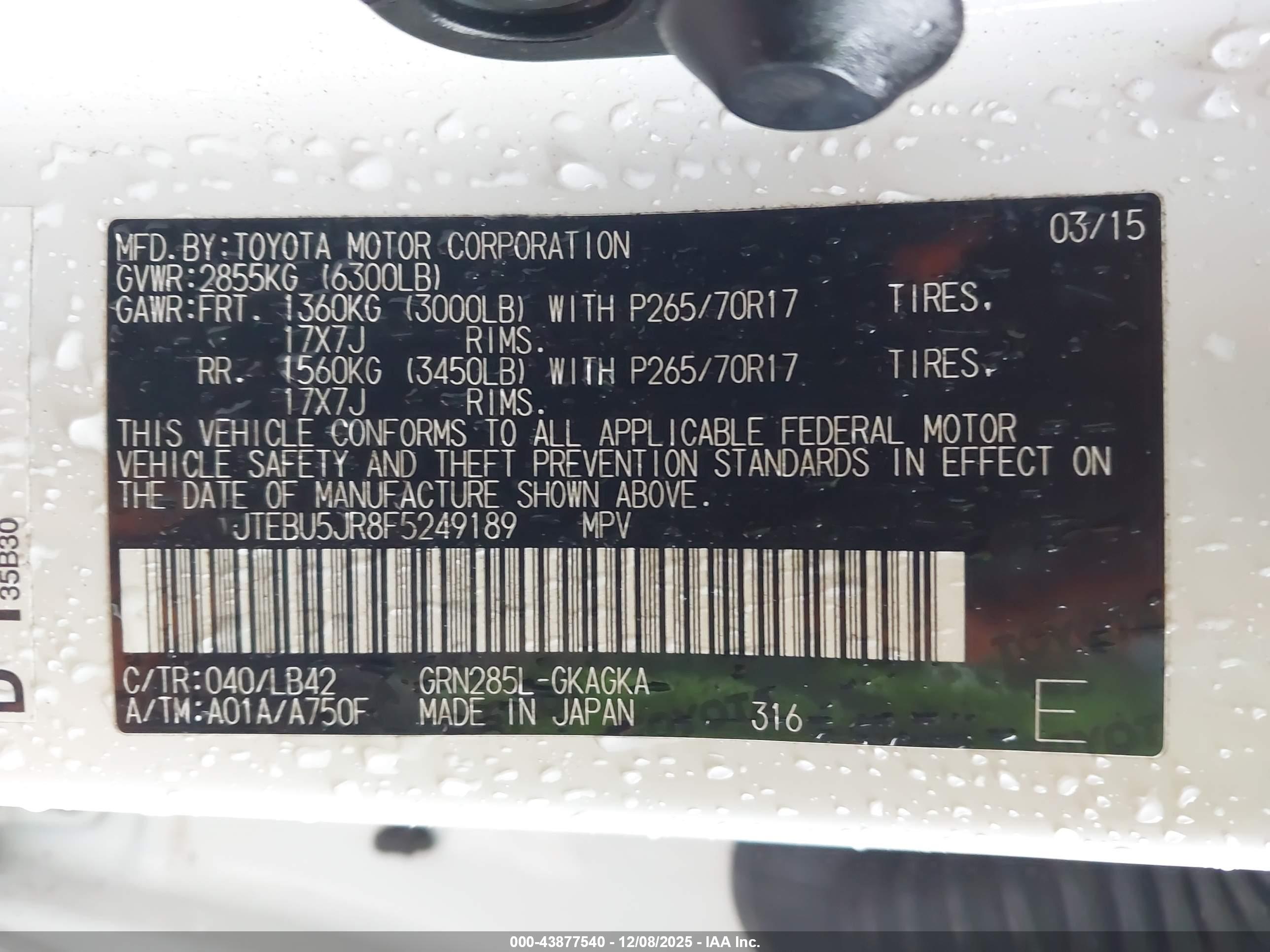 TOYOTA 4RUNNER image 9