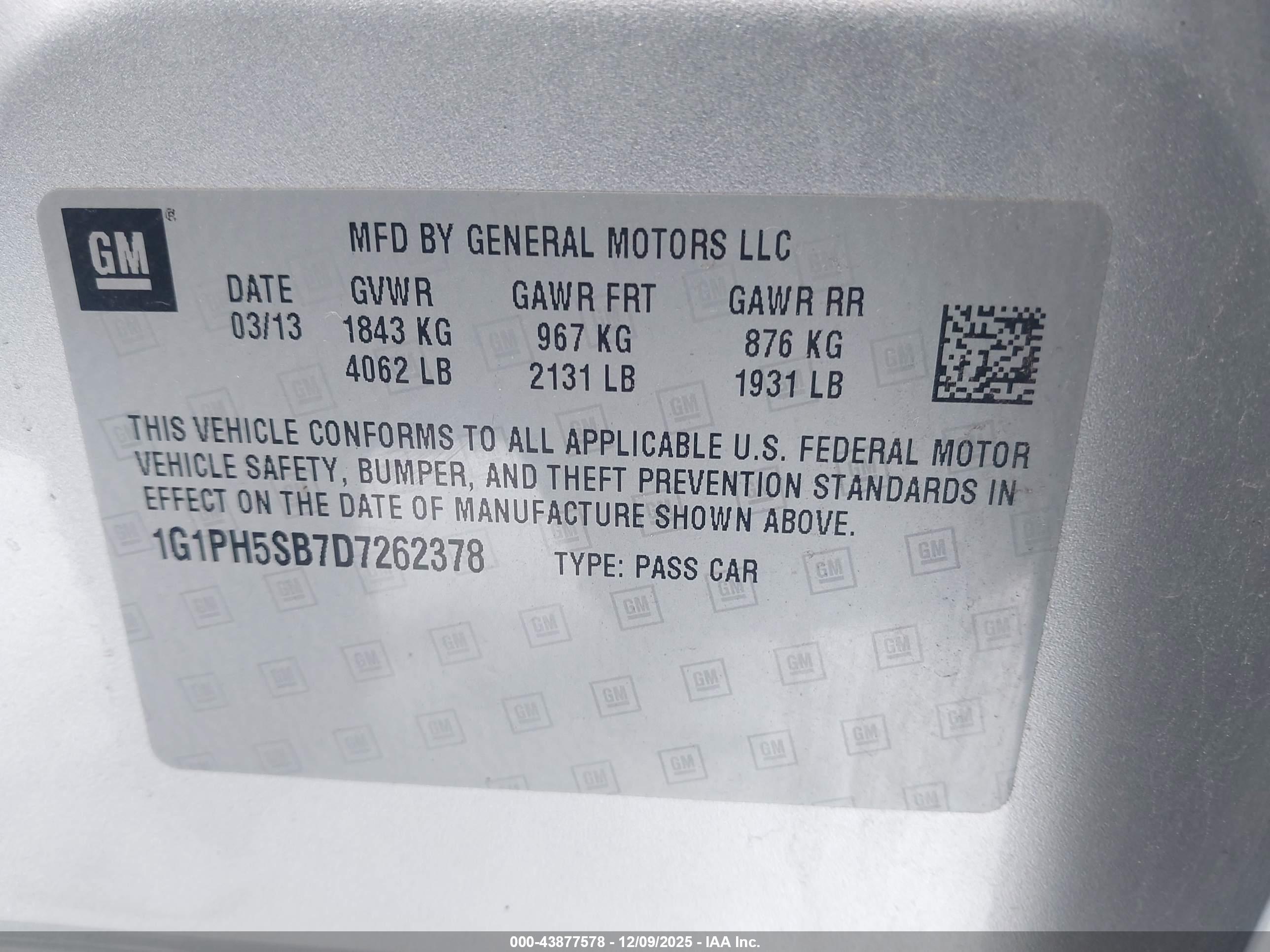 CHEVROLET CRUZE image 9