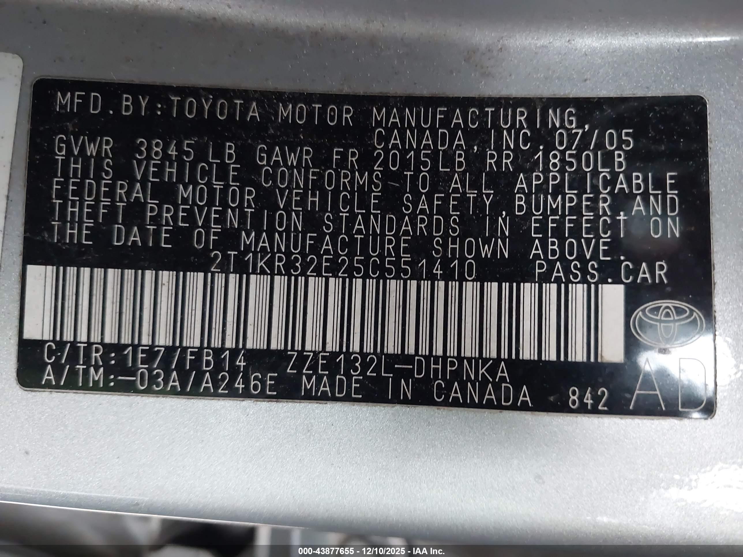 TOYOTA MATRIX image 9