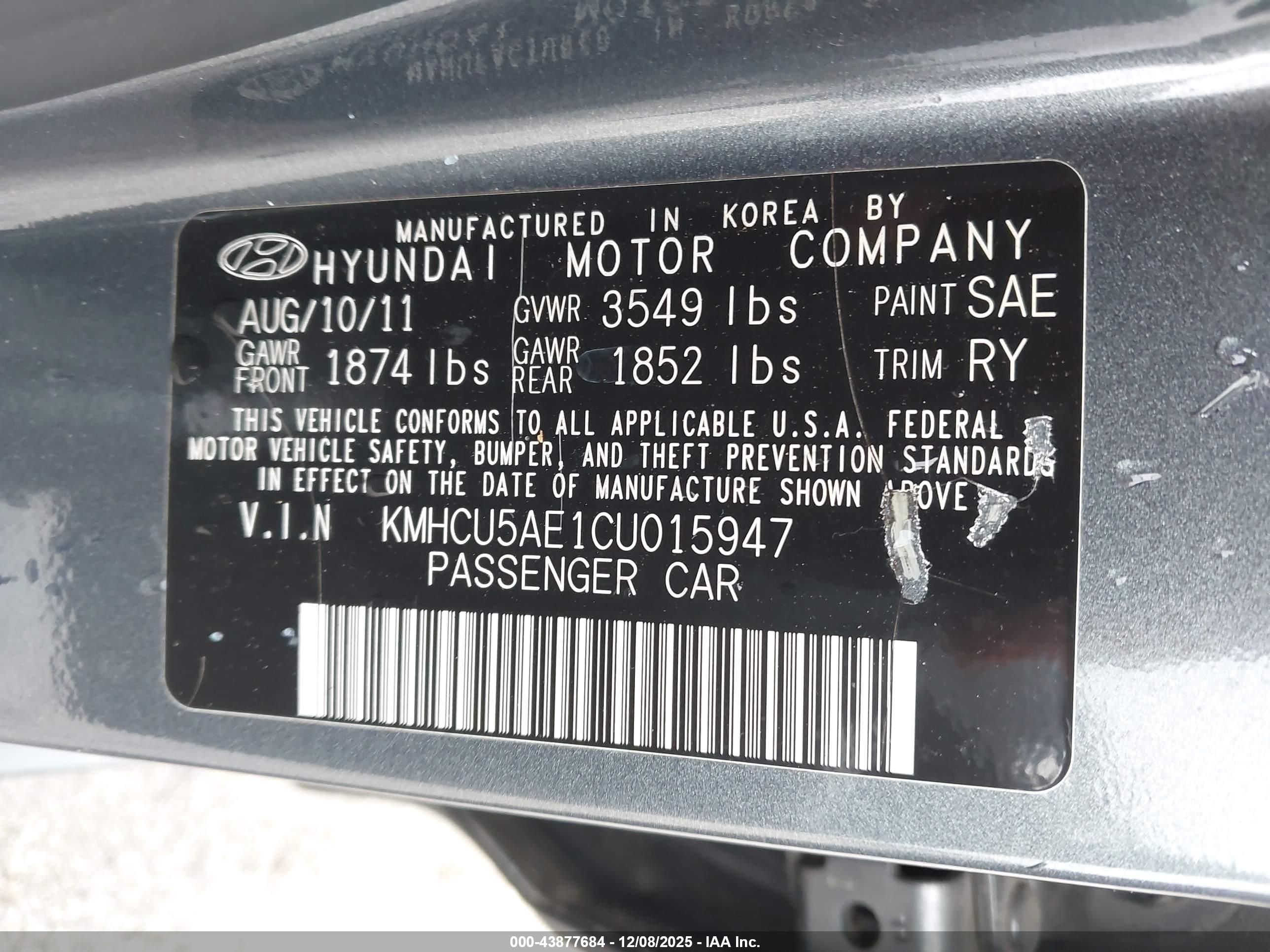 HYUNDAI ACCENT image 9