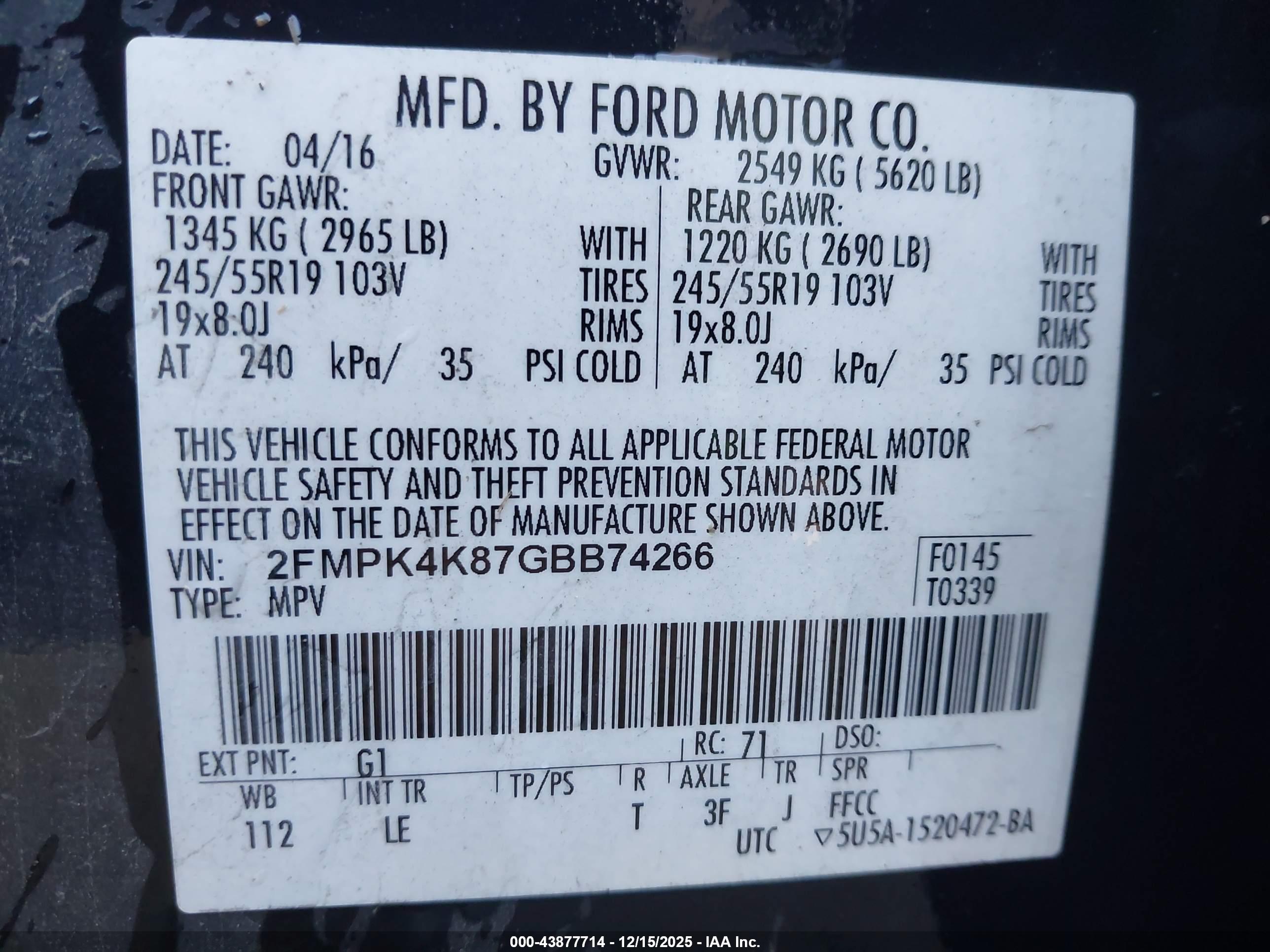 FORD EDGE image 9