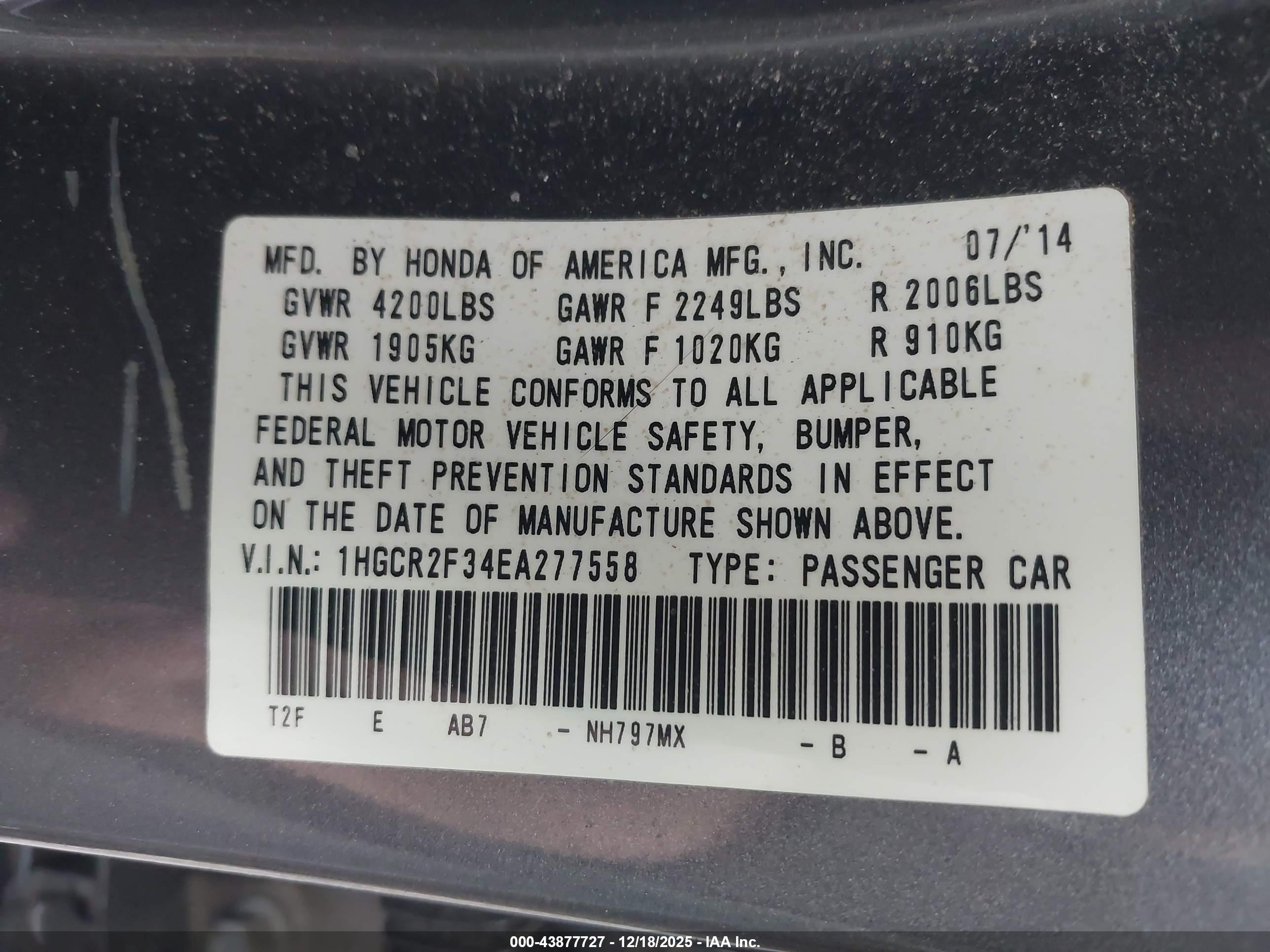 HONDA ACCORD image 9