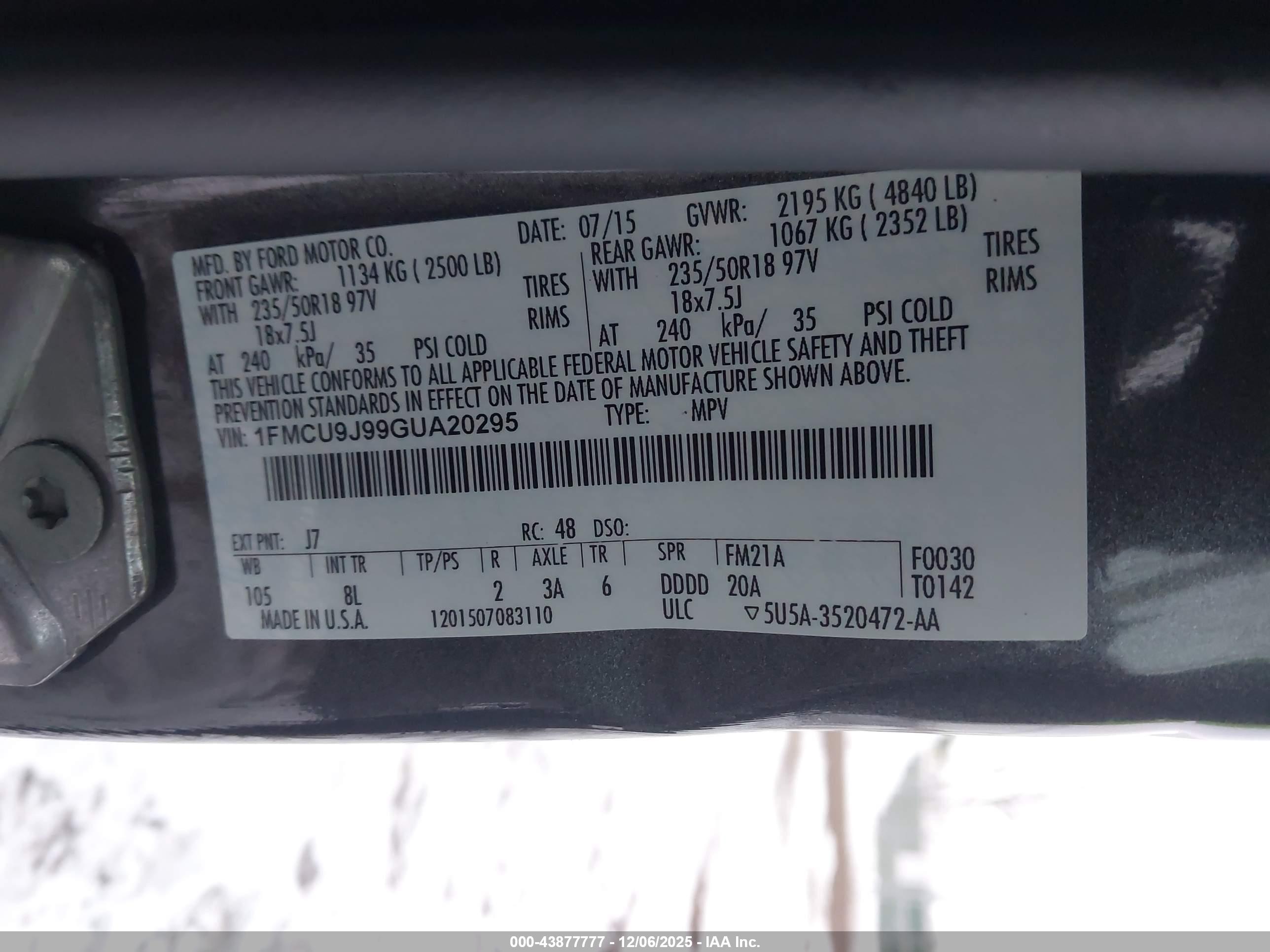 FORD ESCAPE image 9