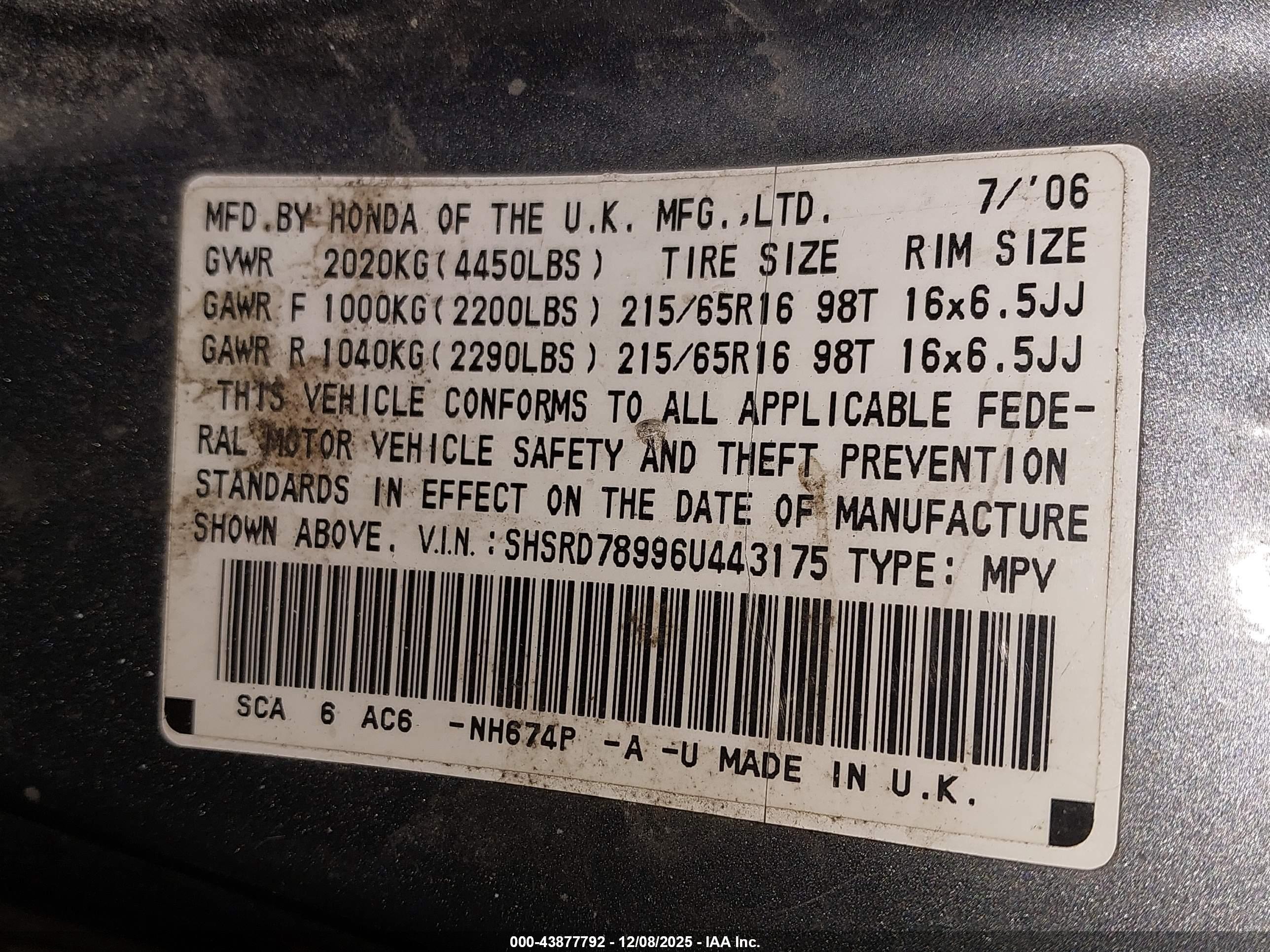 HONDA CR-V image 9