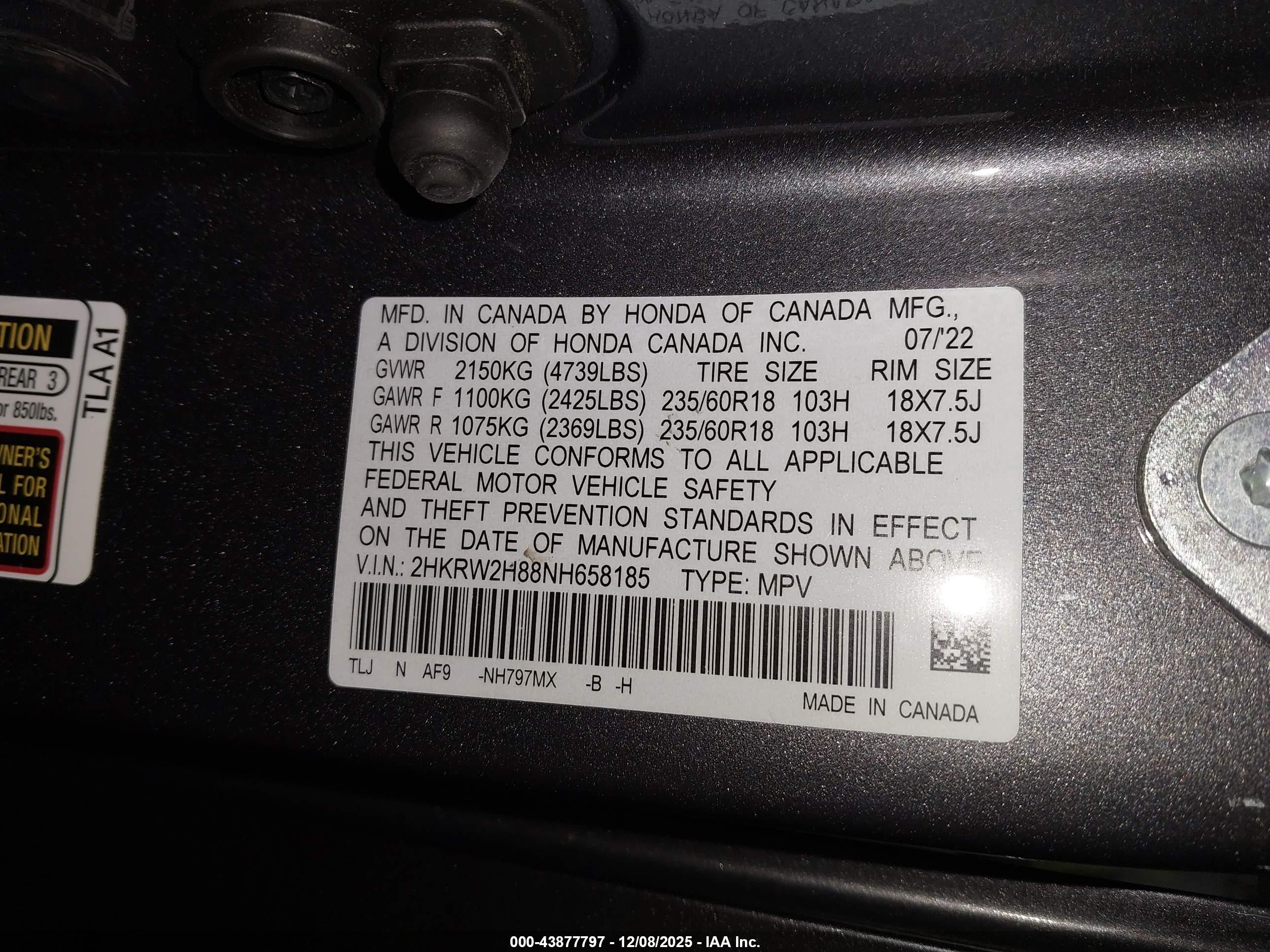 HONDA CR-V image 9