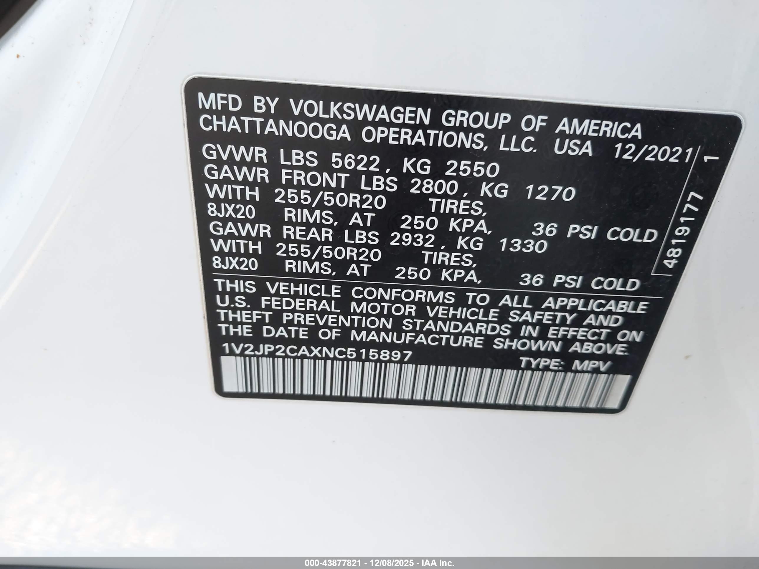 VOLKSWAGEN ATLAS image 9