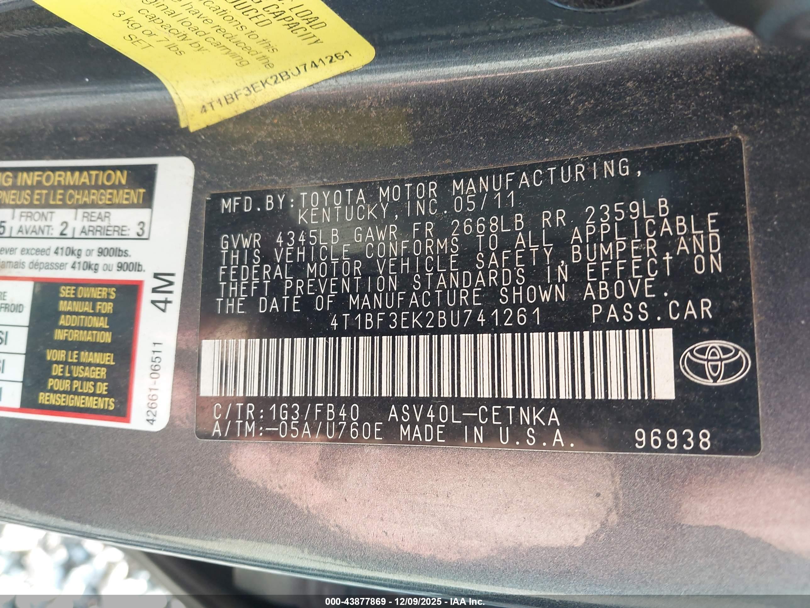 TOYOTA CAMRY image 9