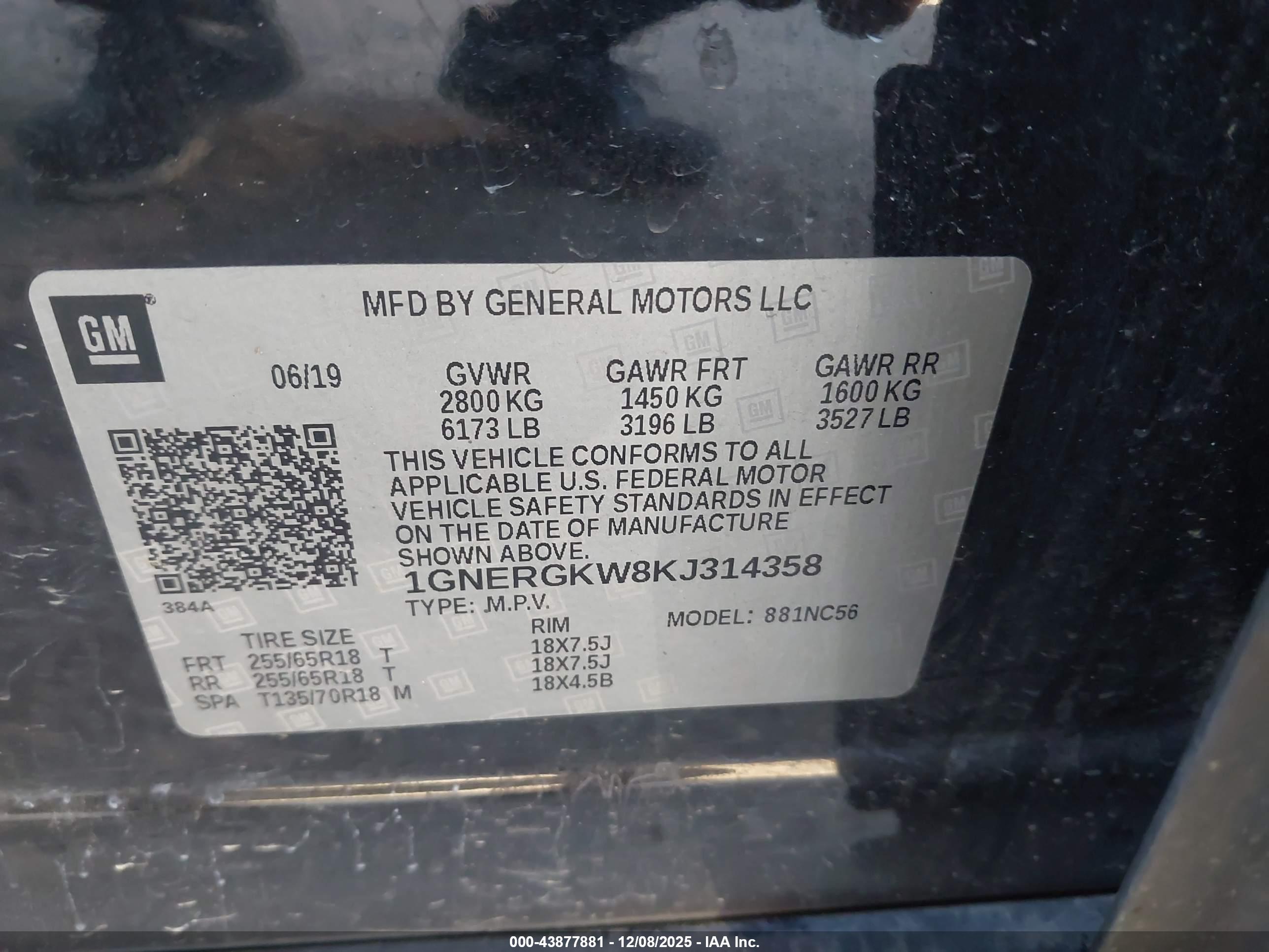 CHEVROLET TRAVERSE image 9