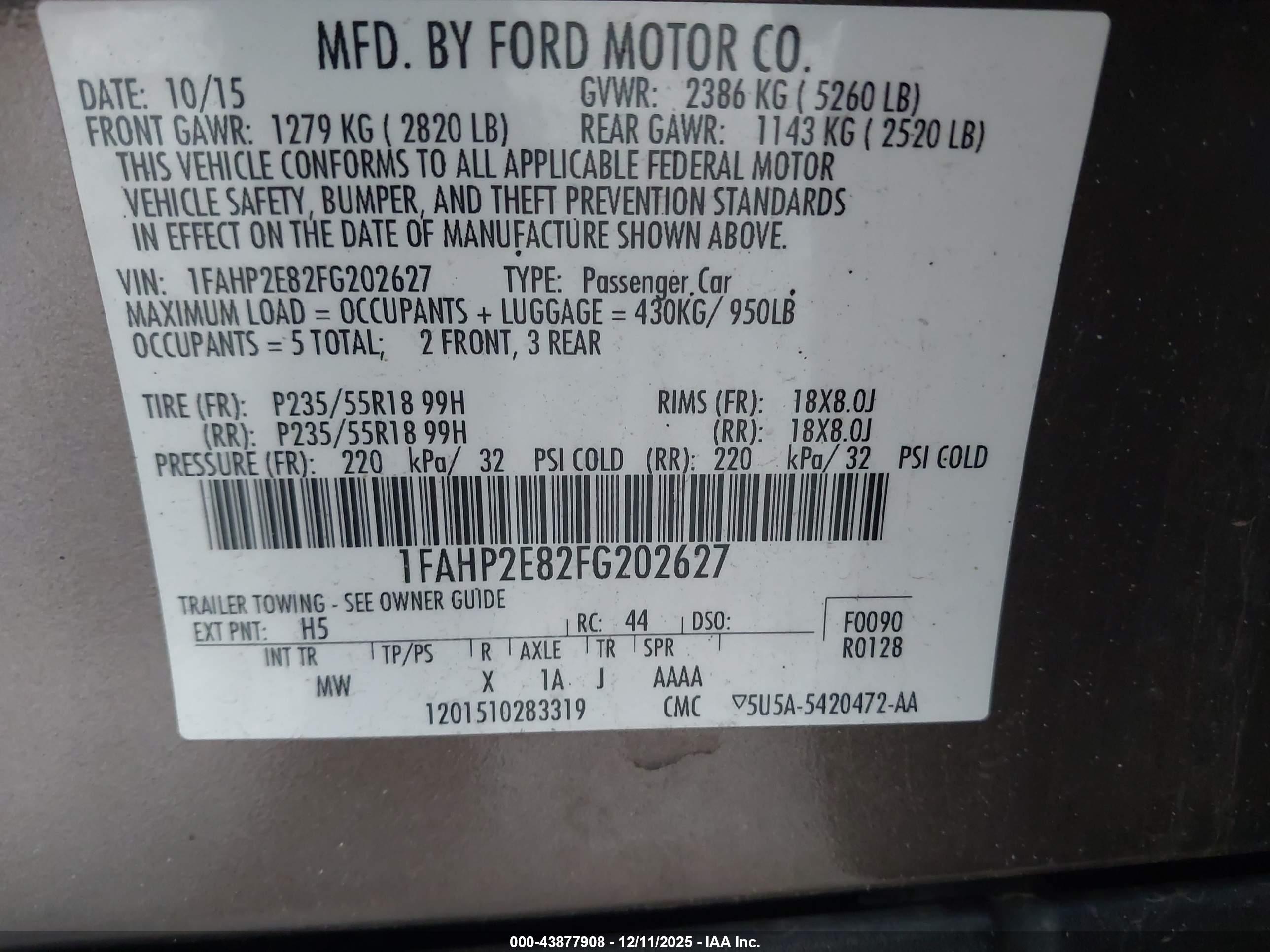 FORD TAURUS image 9