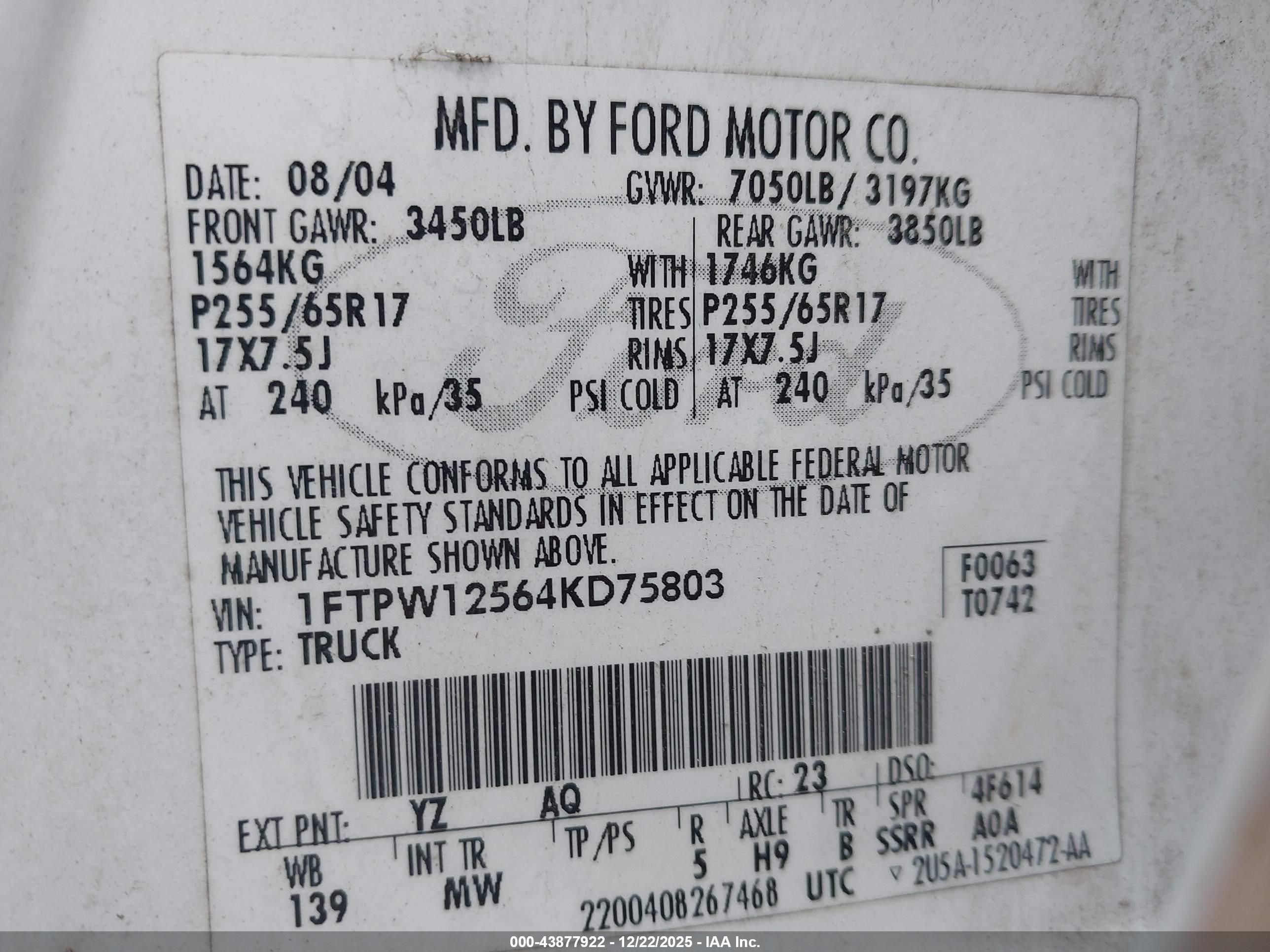 FORD F-150 image 9