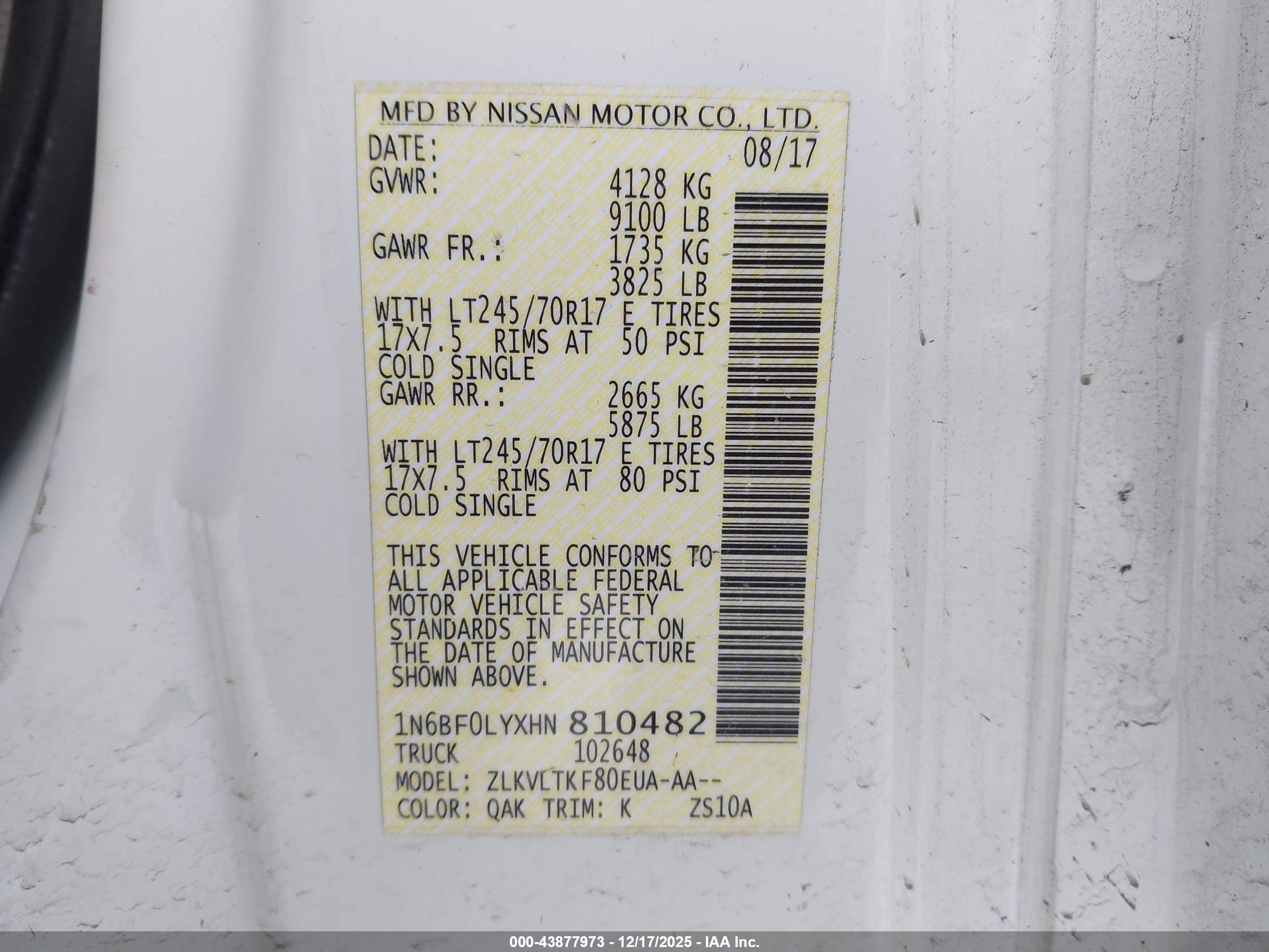 NISSAN NV image 9