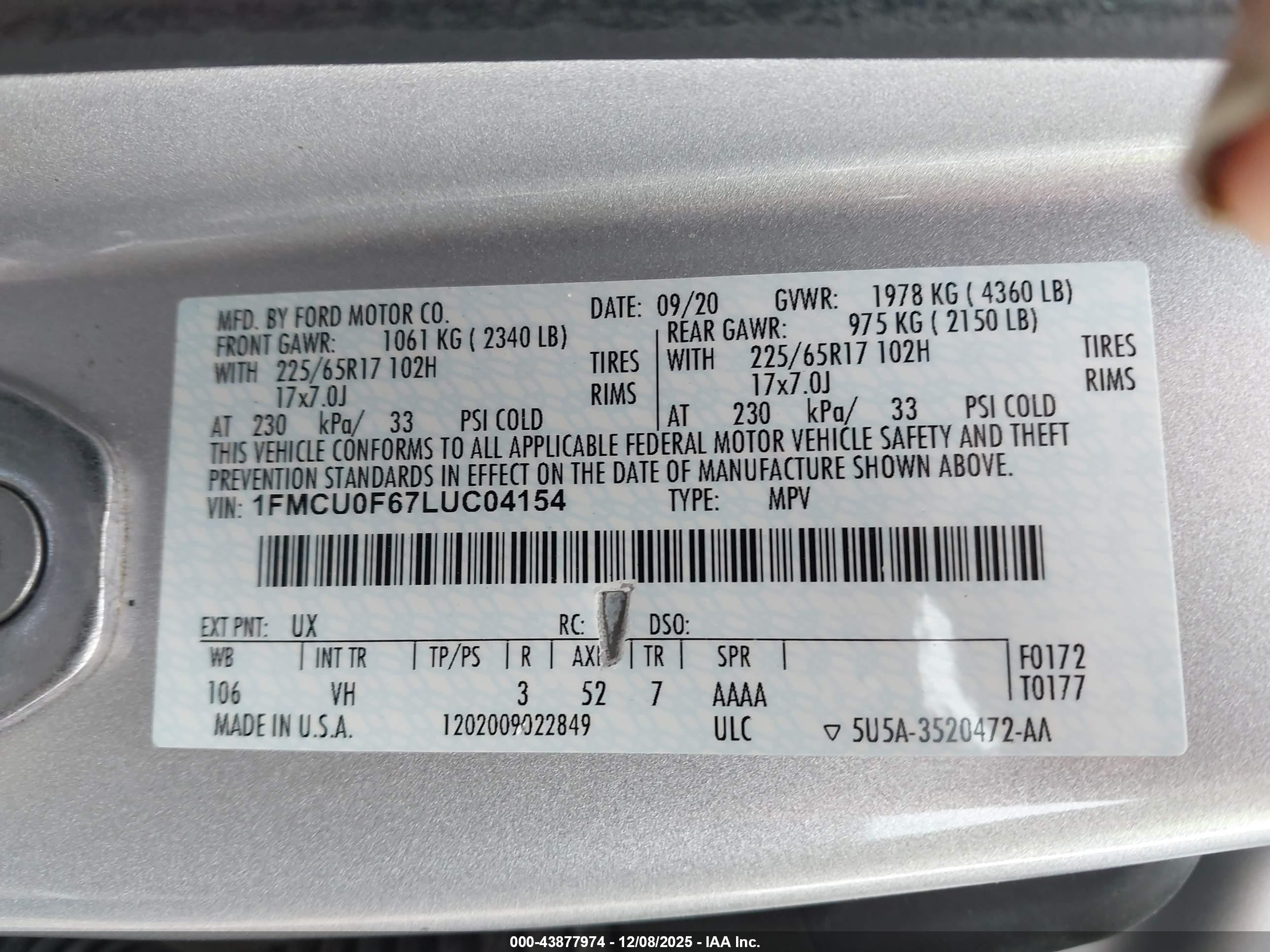 FORD ESCAPE image 9