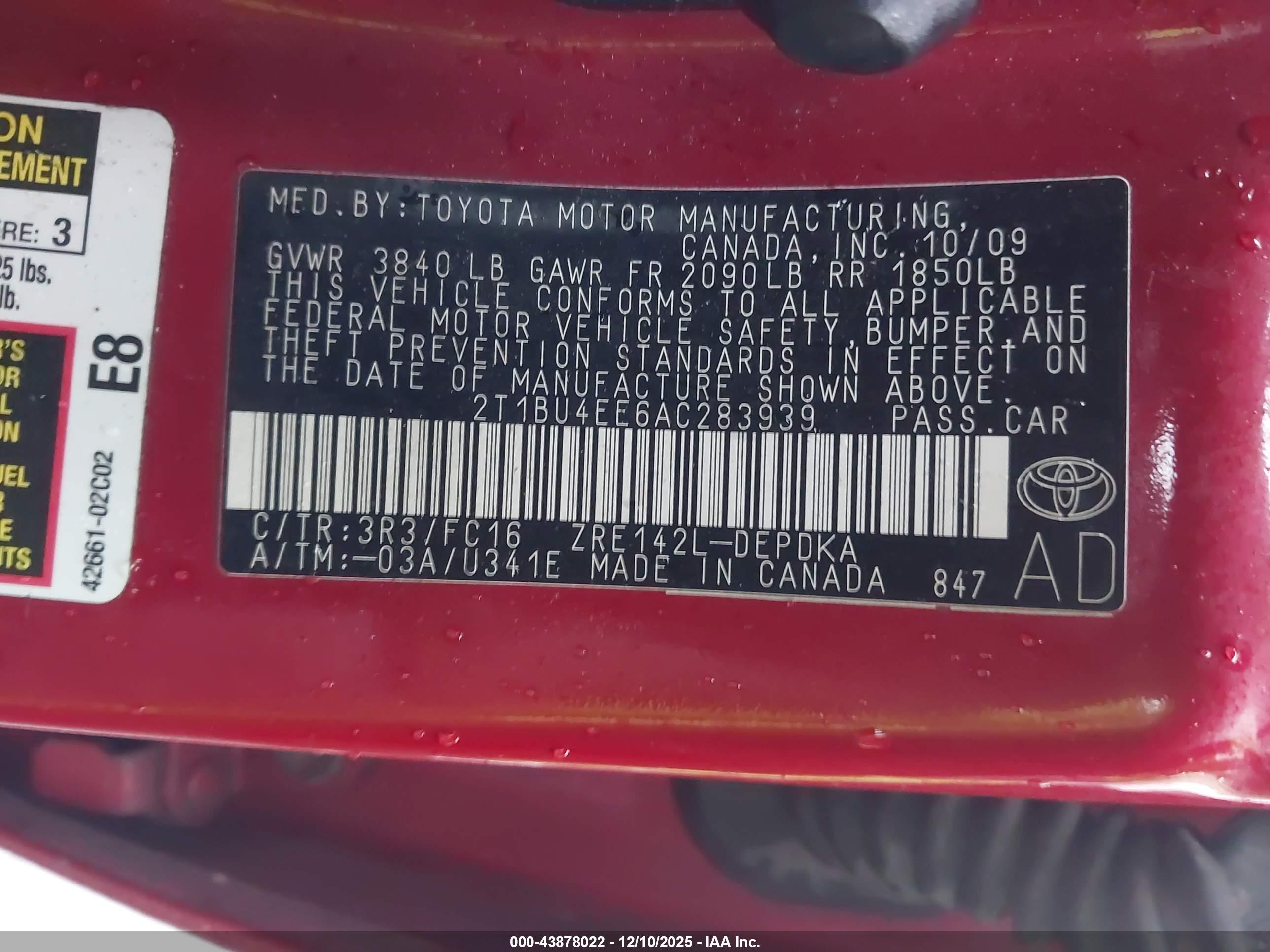 TOYOTA COROLLA image 9
