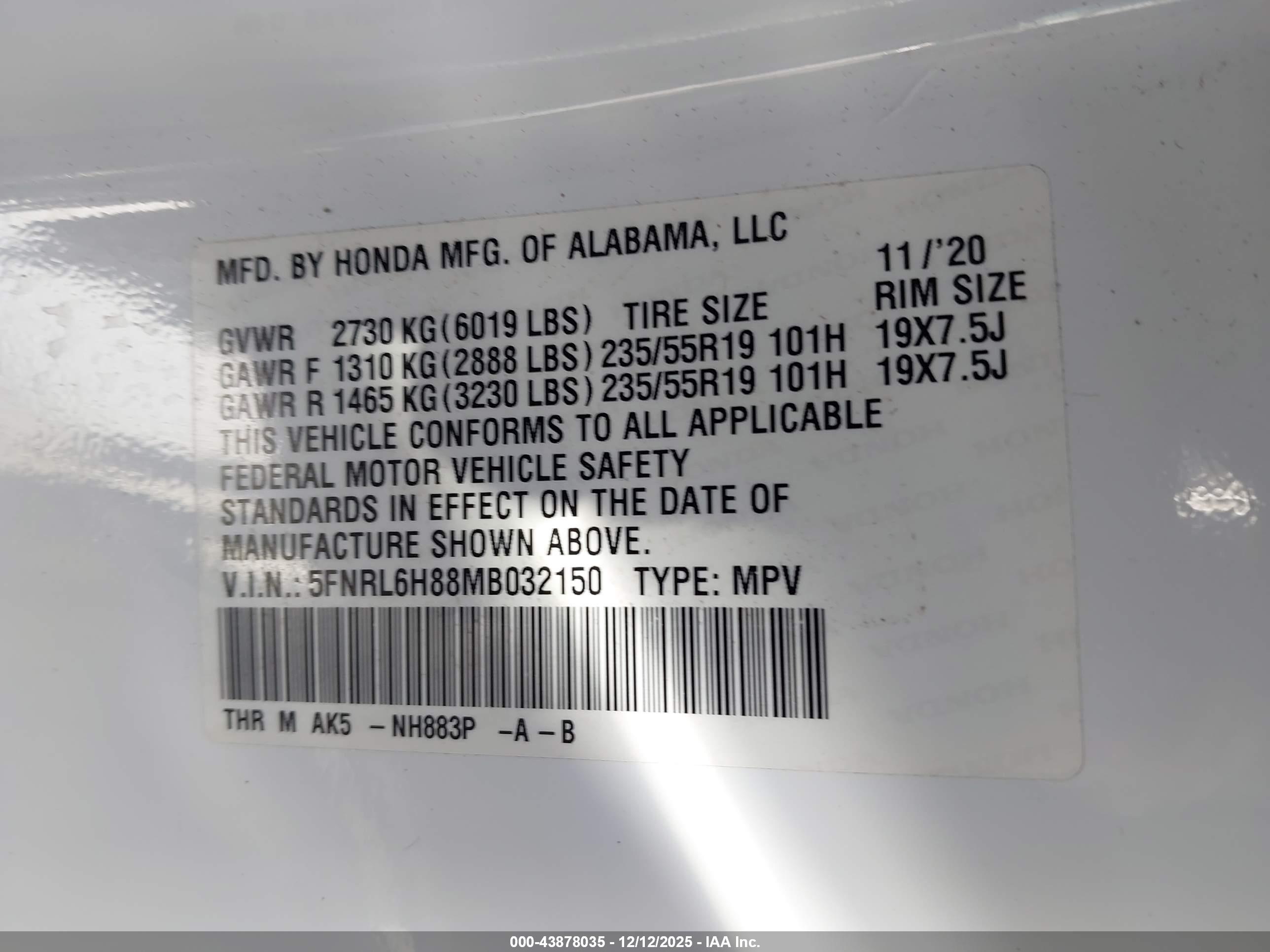 HONDA ODYSSEY image 9