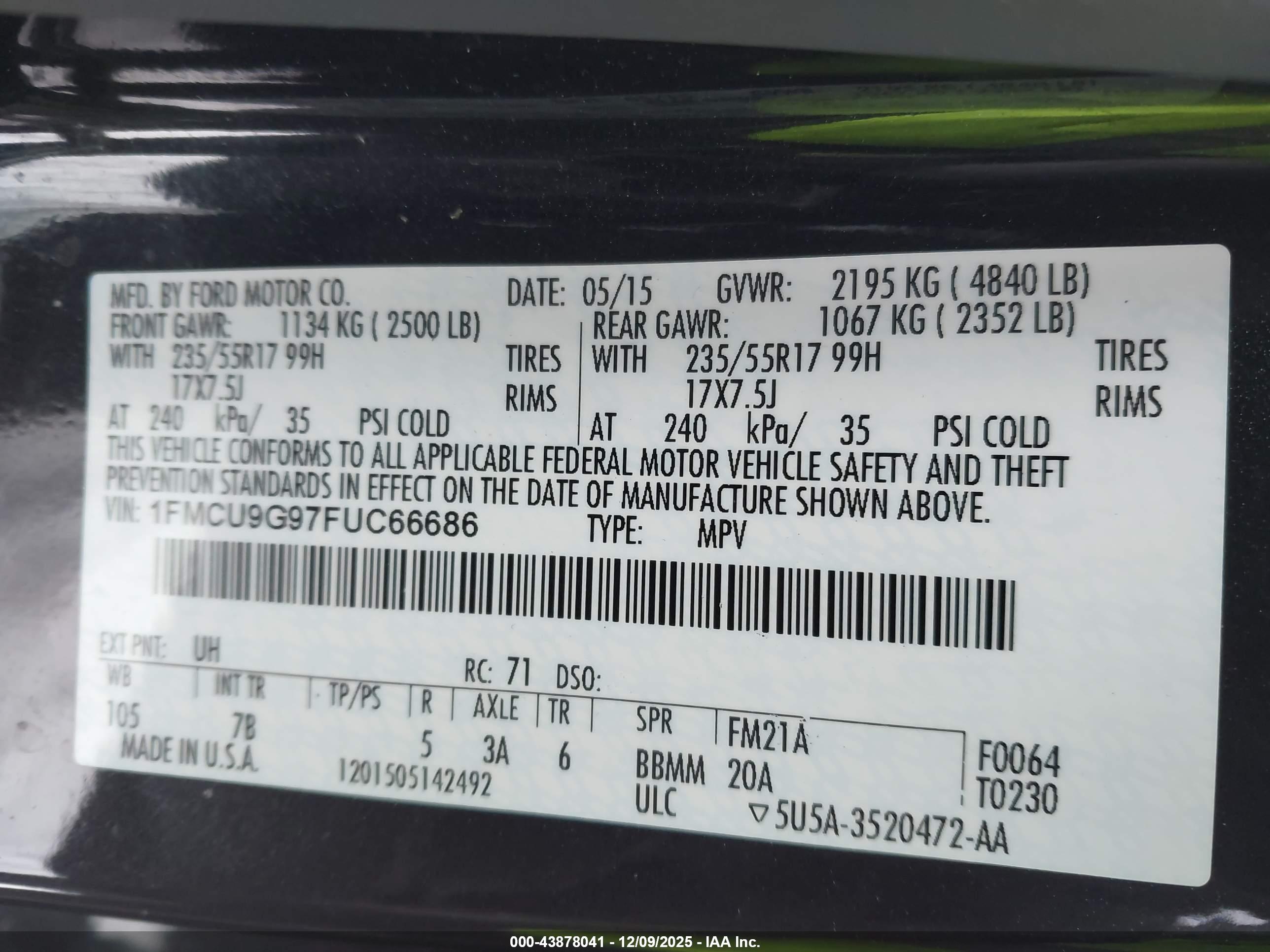 FORD ESCAPE image 9