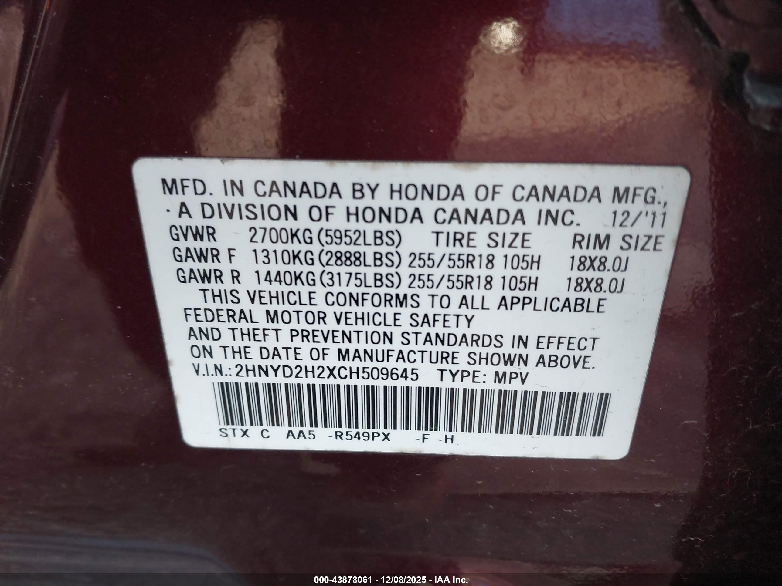 ACURA MDX image 9