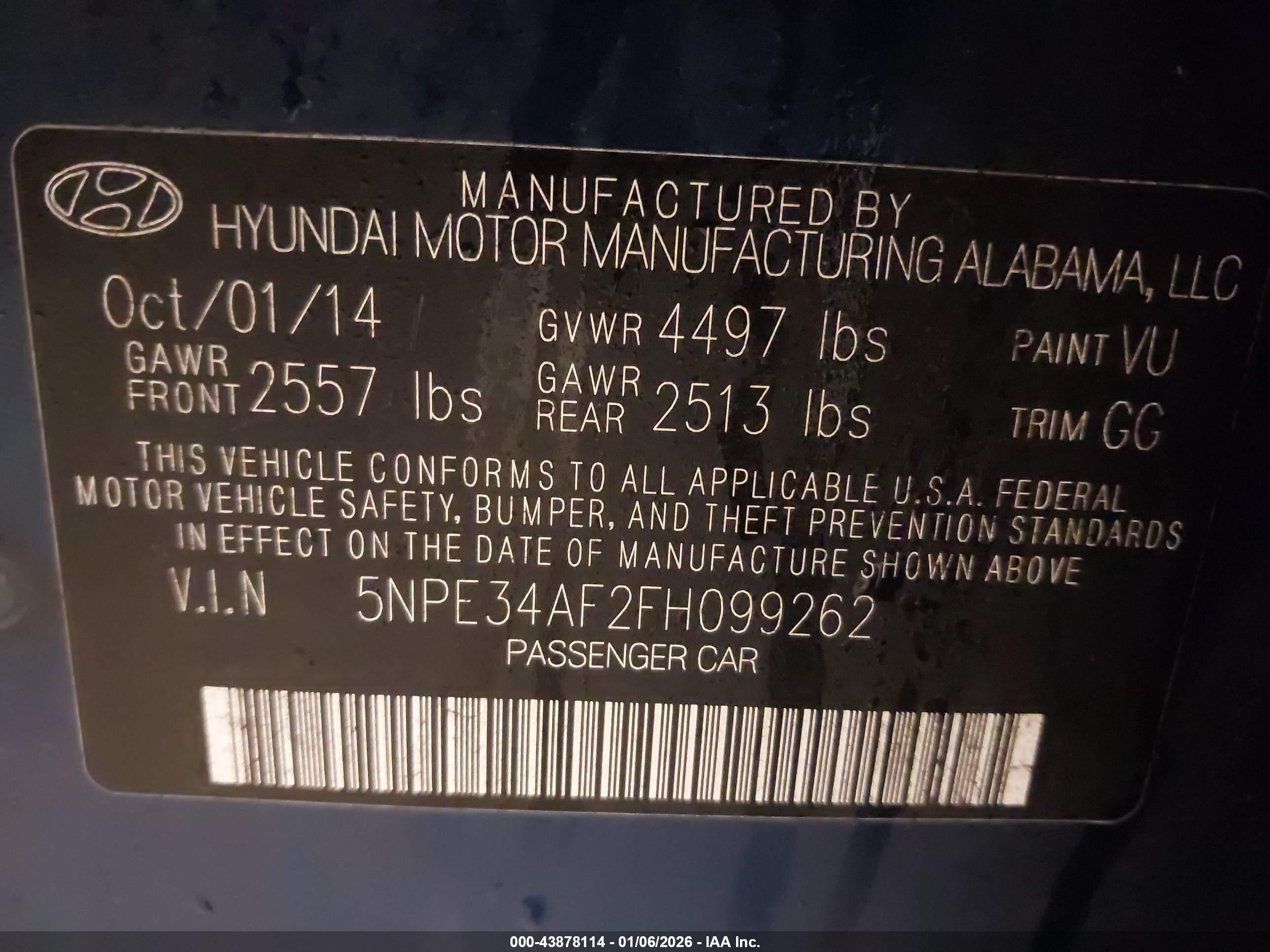 HYUNDAI SONATA image 9