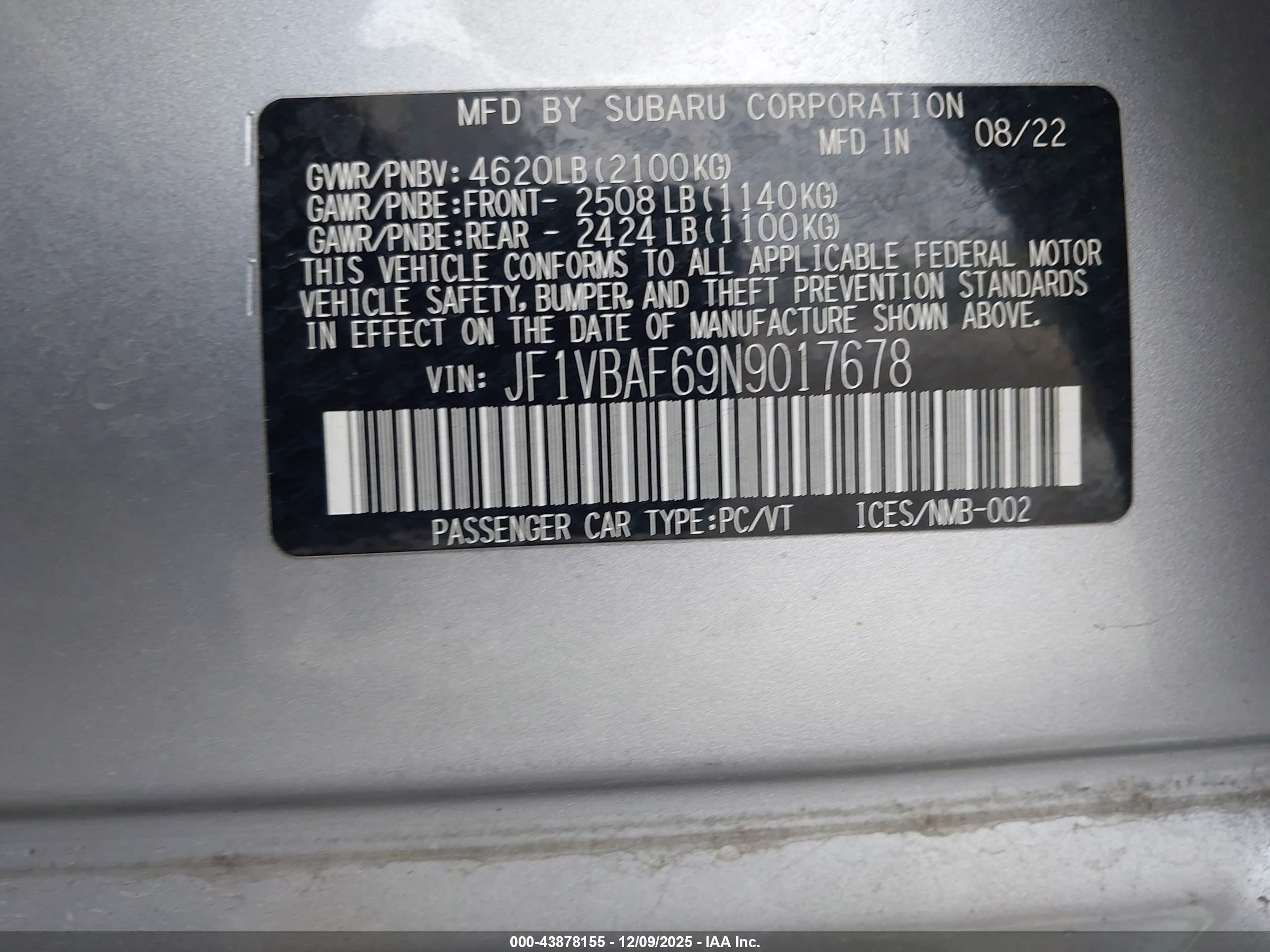 SUBARU WRX image 9