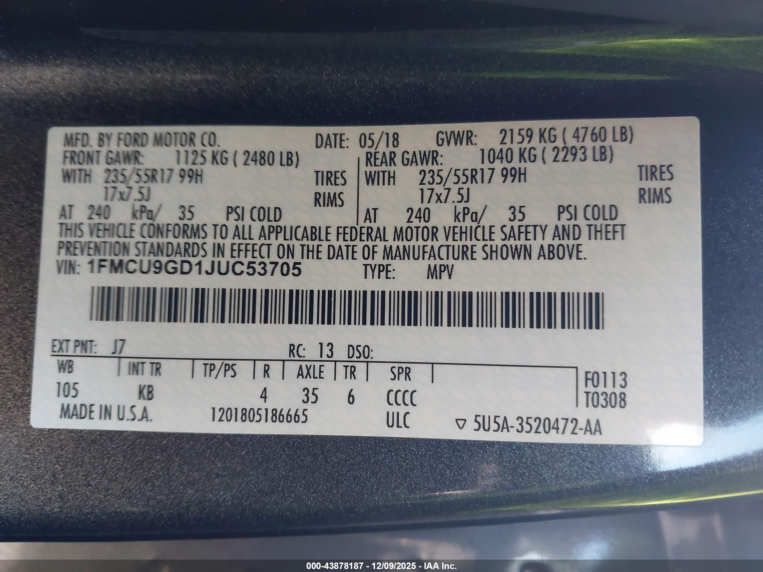 FORD ESCAPE image 9