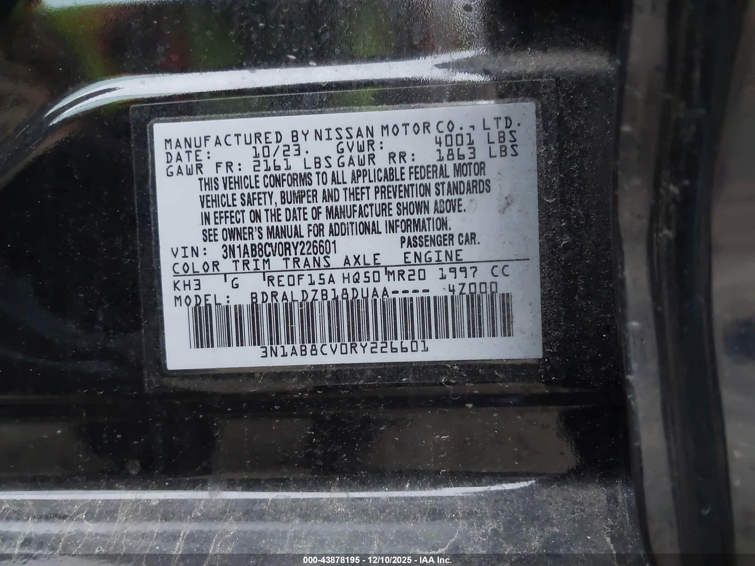 NISSAN SENTRA image 9