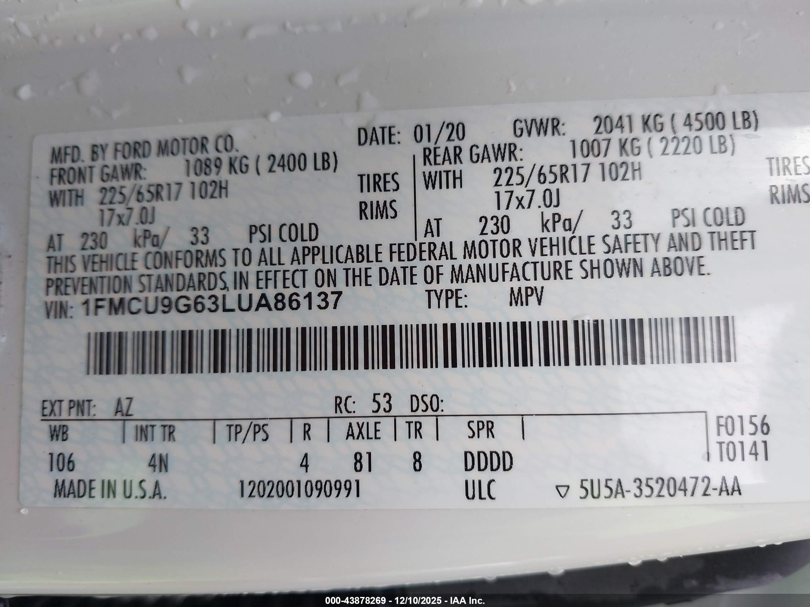 FORD ESCAPE image 9