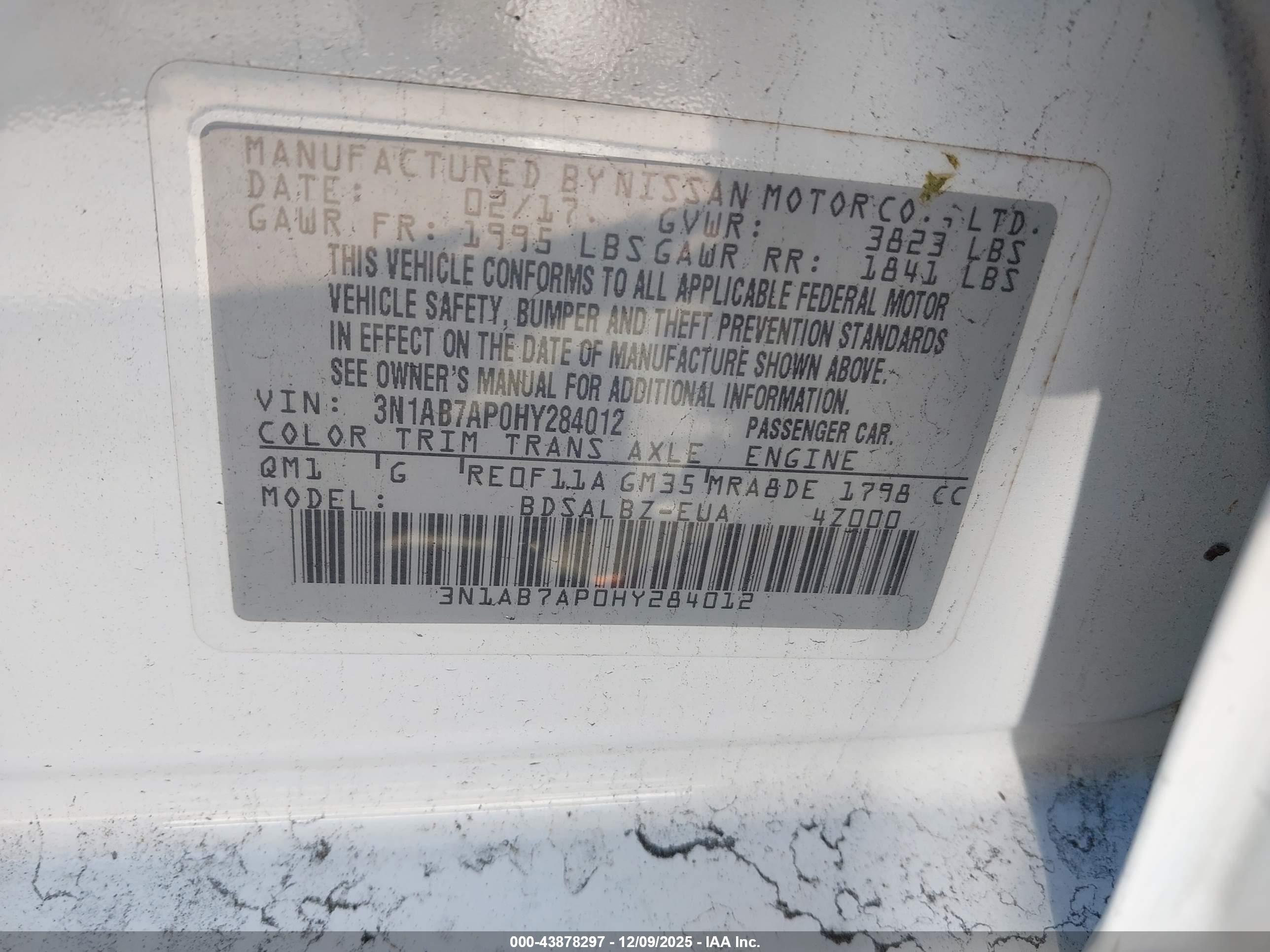 NISSAN SENTRA image 9