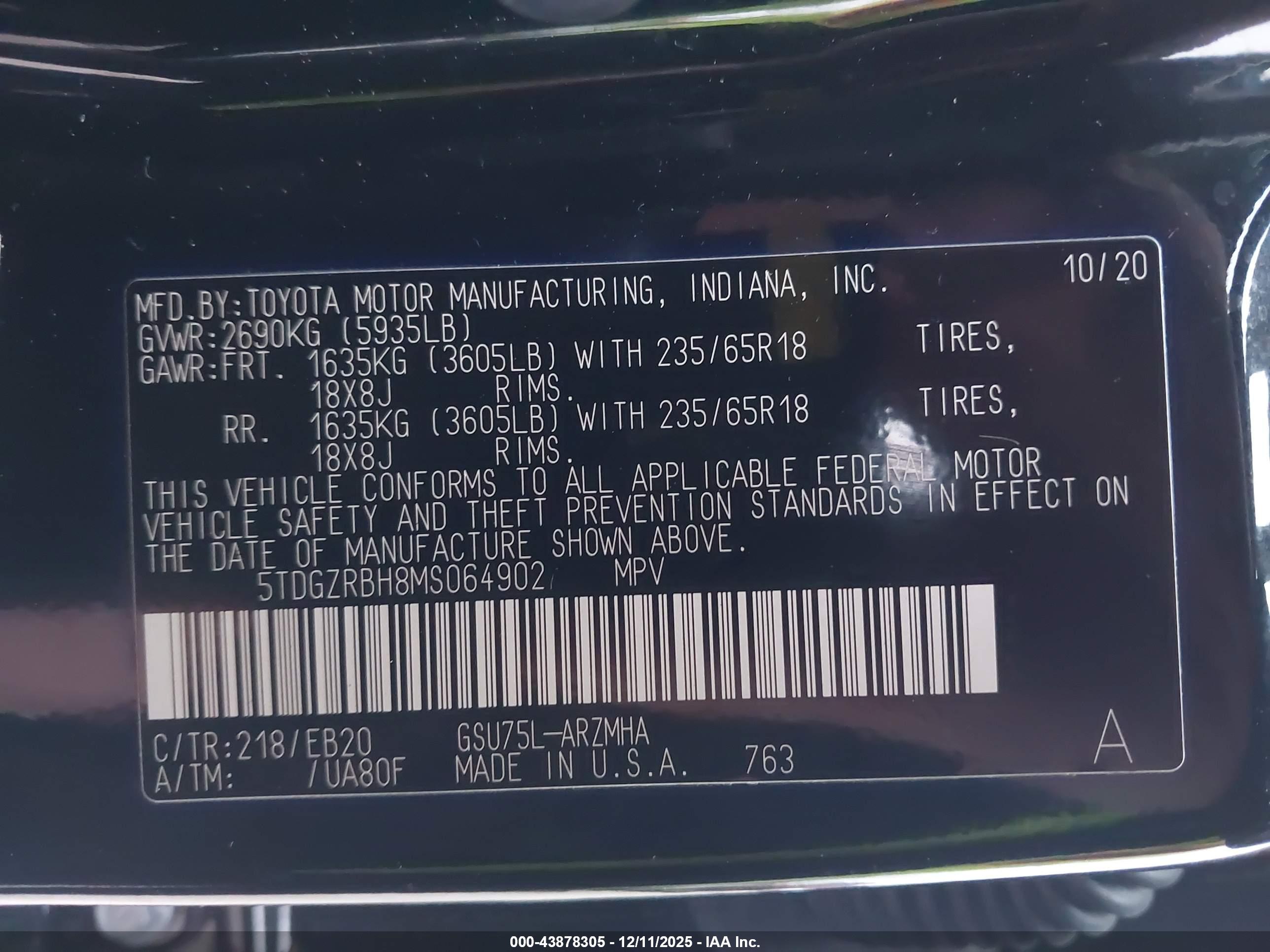 TOYOTA HIGHLANDER image 9
