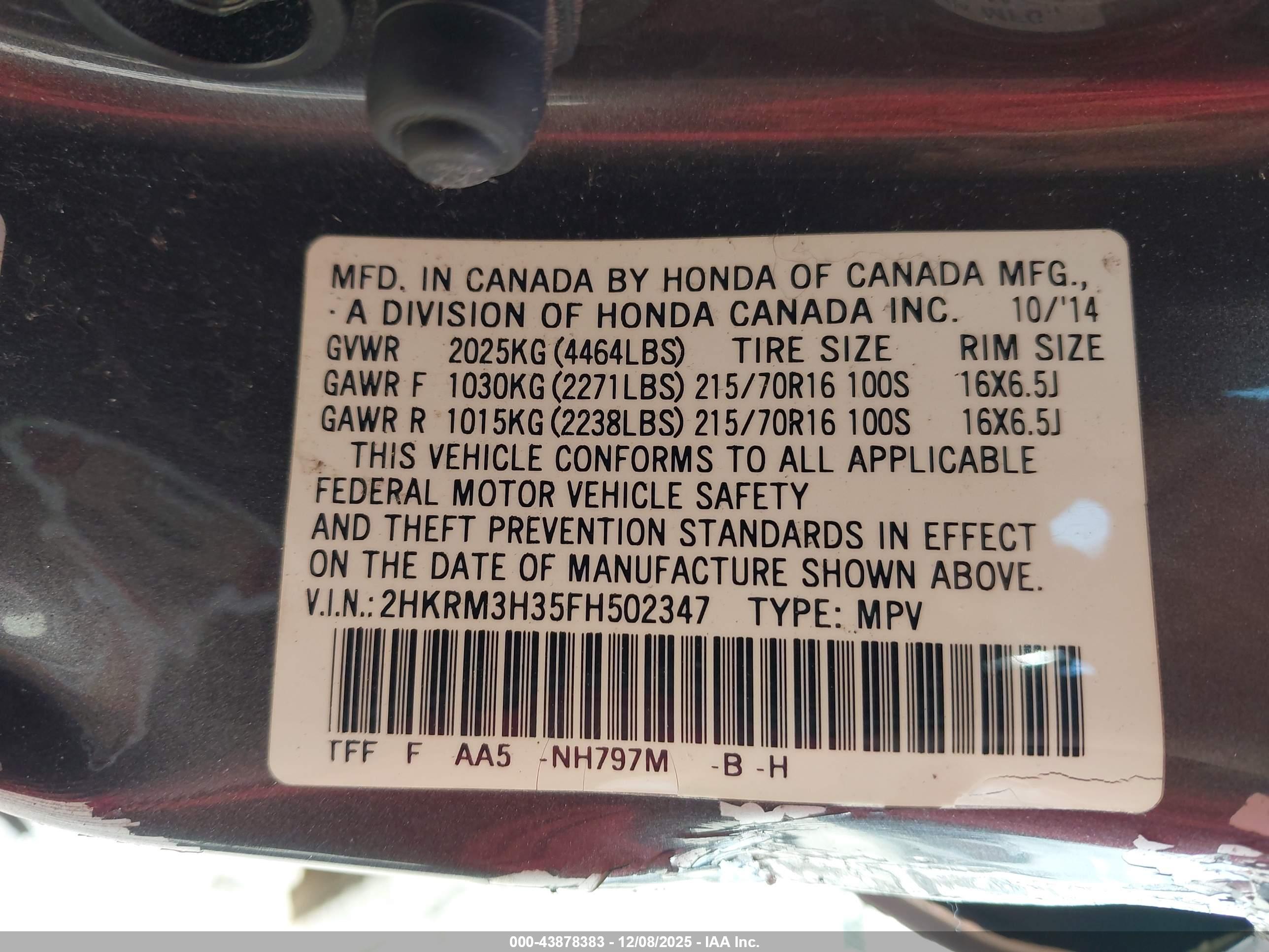 HONDA CR-V image 9