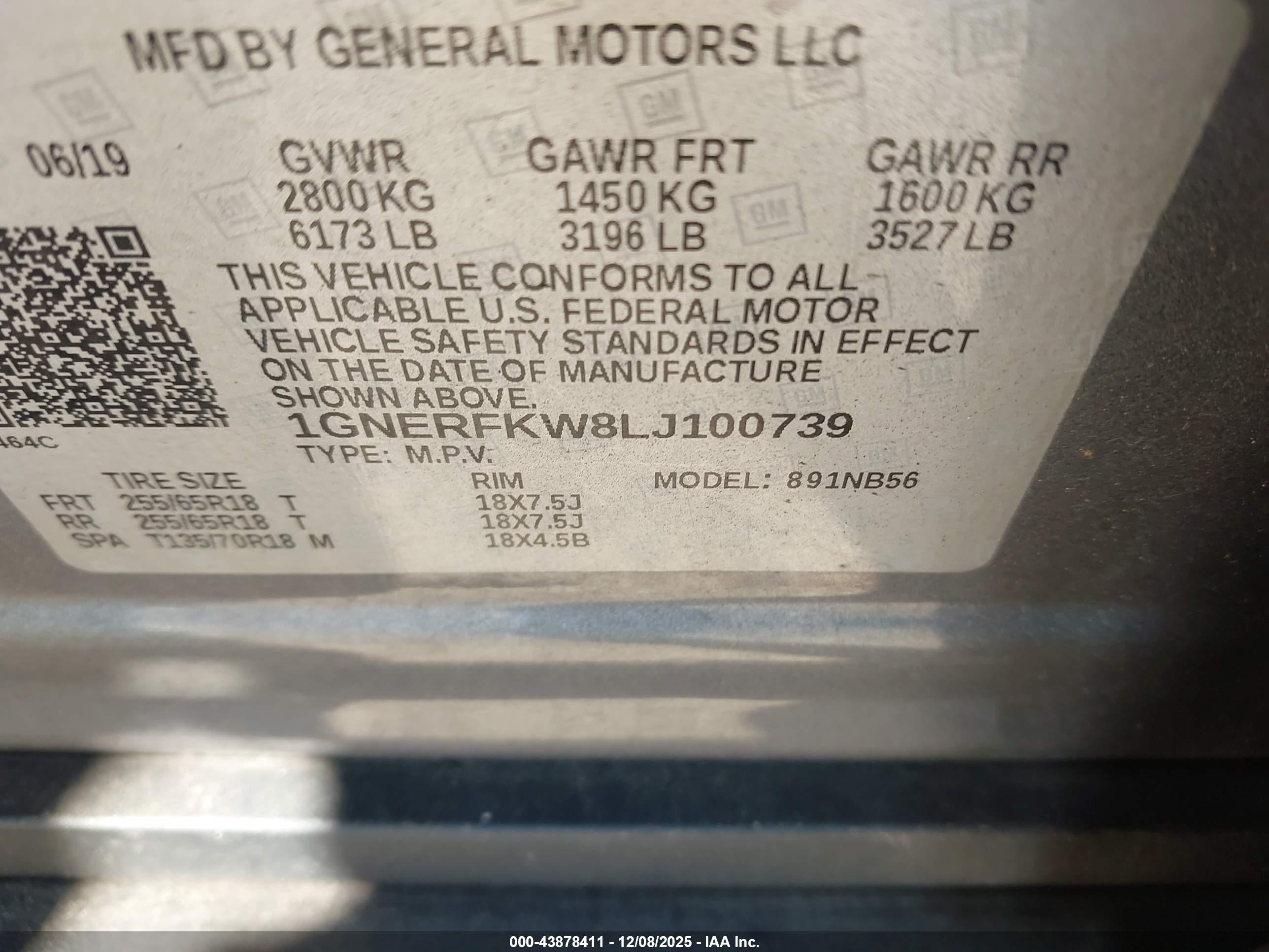 CHEVROLET TRAVERSE image 9