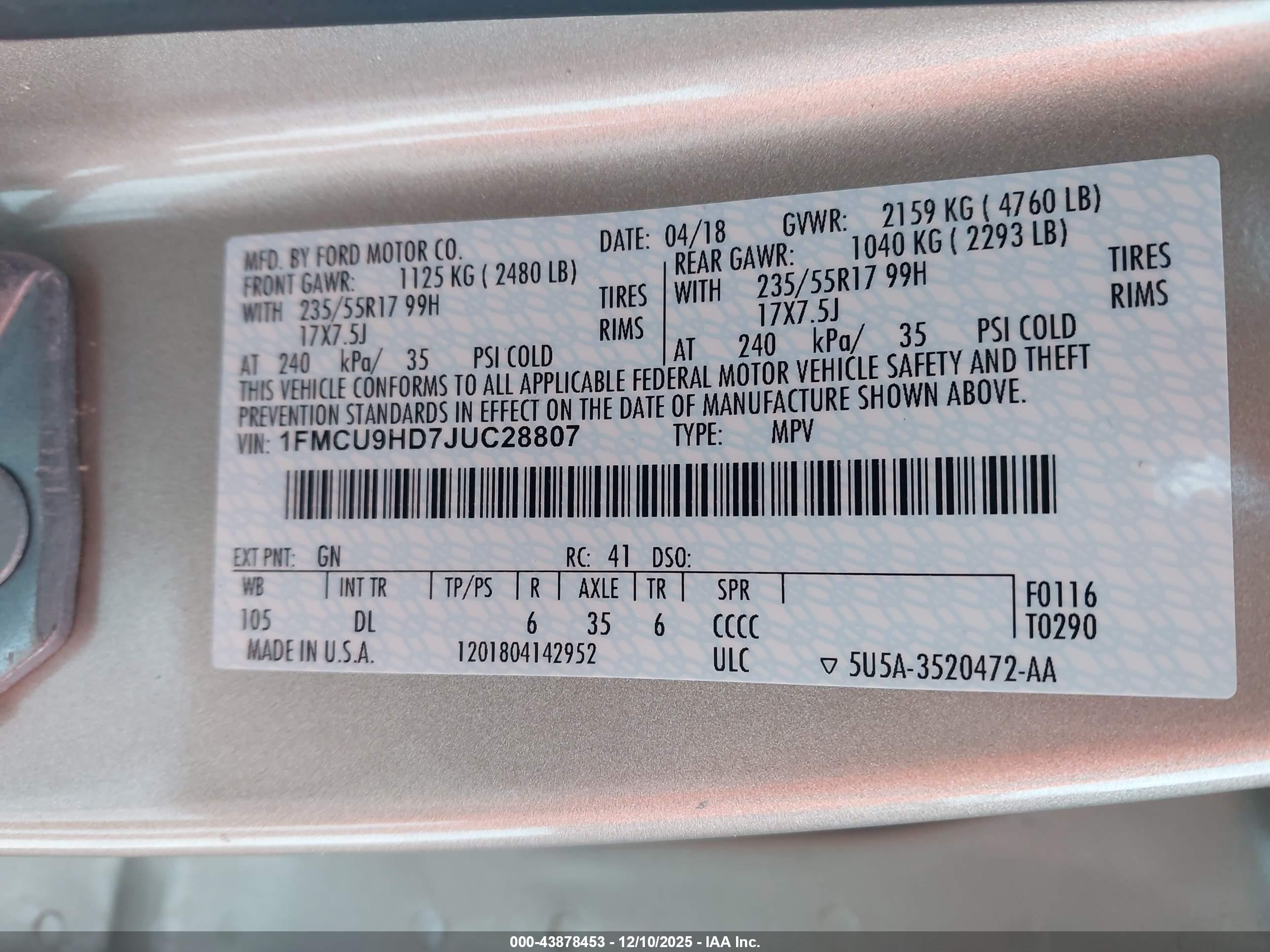 FORD ESCAPE image 9