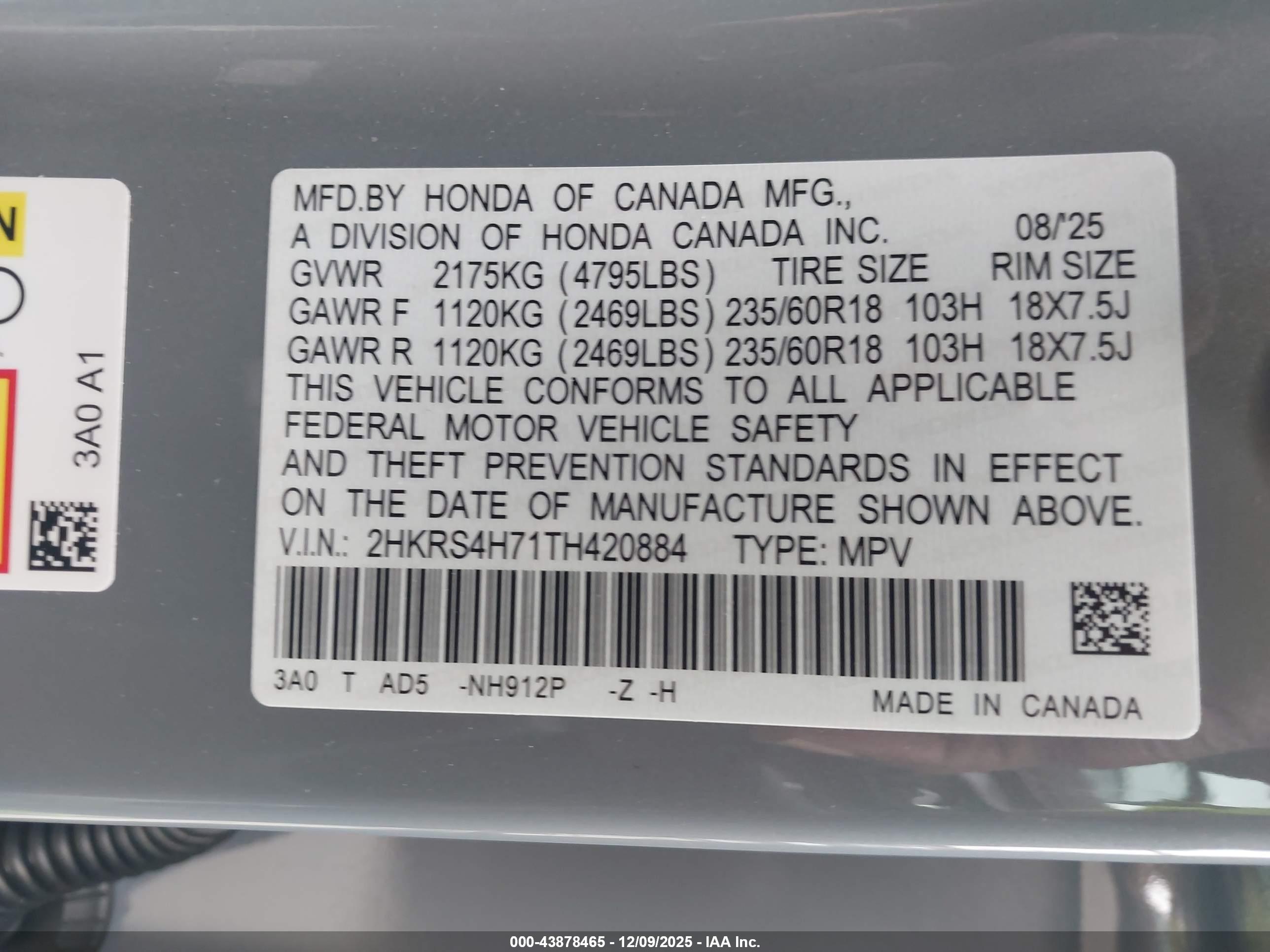 HONDA CR-V image 9